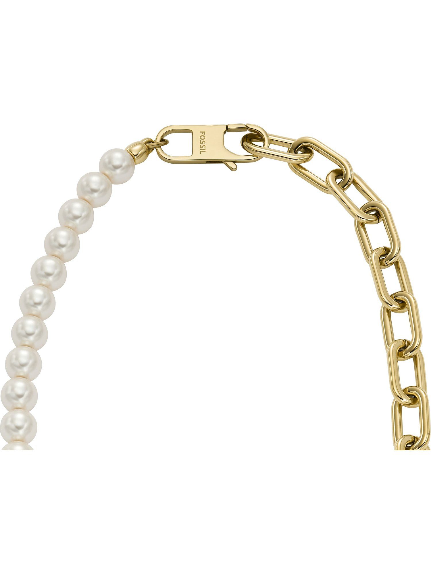 Fossil Collier Fossil Damen-Kette Edelst...