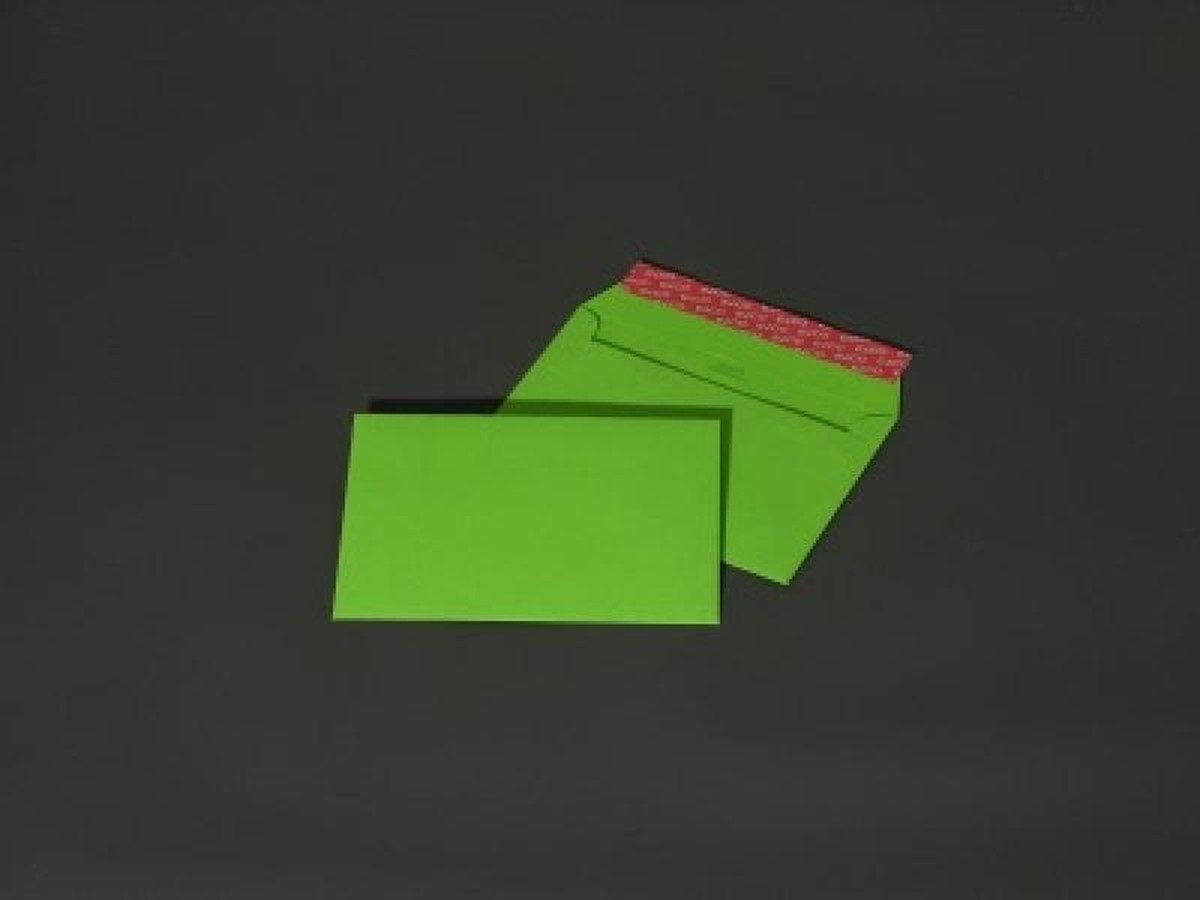 Blanke Briefhüllen Briefumschlag Конверты C6 100g/qm haftklebend VE=100 Stück intensivgrün.