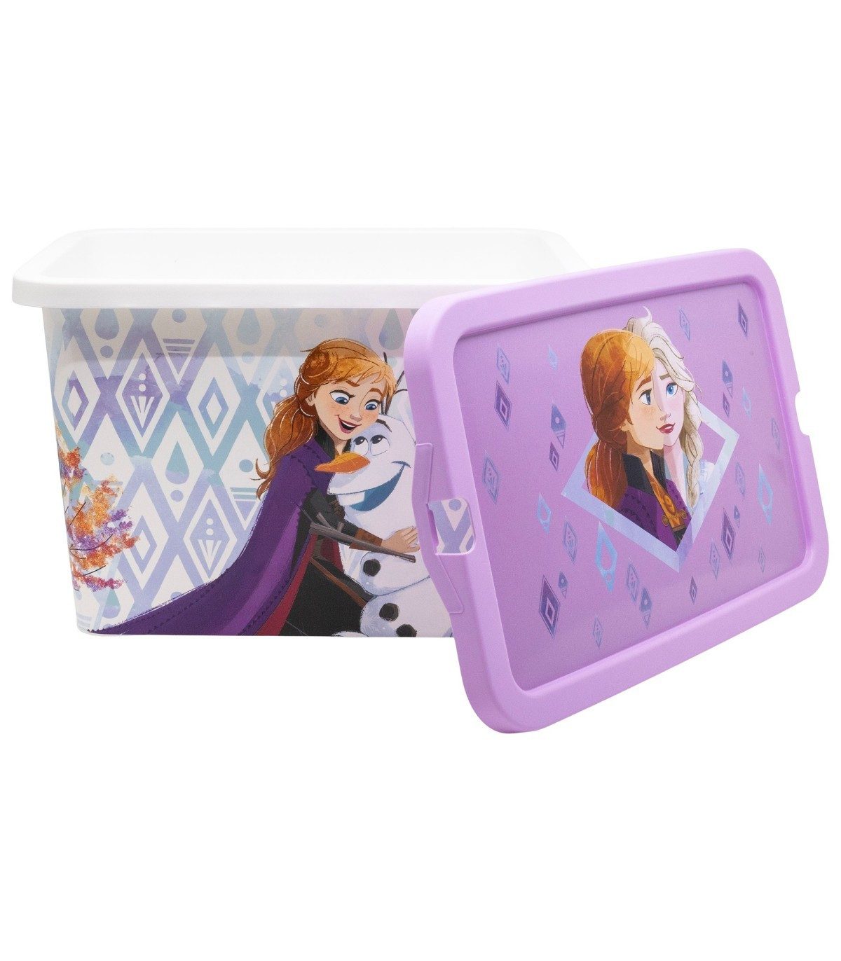 Disney Frozen Aufbewahrungsbox Kinder 7 Lt mit Deckel Spielzeug Kinderzimmer Ordnung