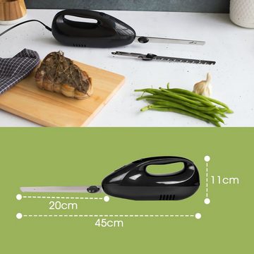 bmf-versand Elektromesser Elektromesser für die Küche Elektrisches Messer Brot Fleisch 150 Watt, 150,00 W