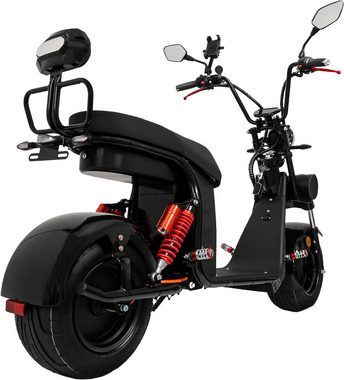 Rolektro E-Motorroller E-Chopper 45, 2 x 60V-25,6Ah Lithium-Akku, 3000 Watt, 3500 W, 45 km/h