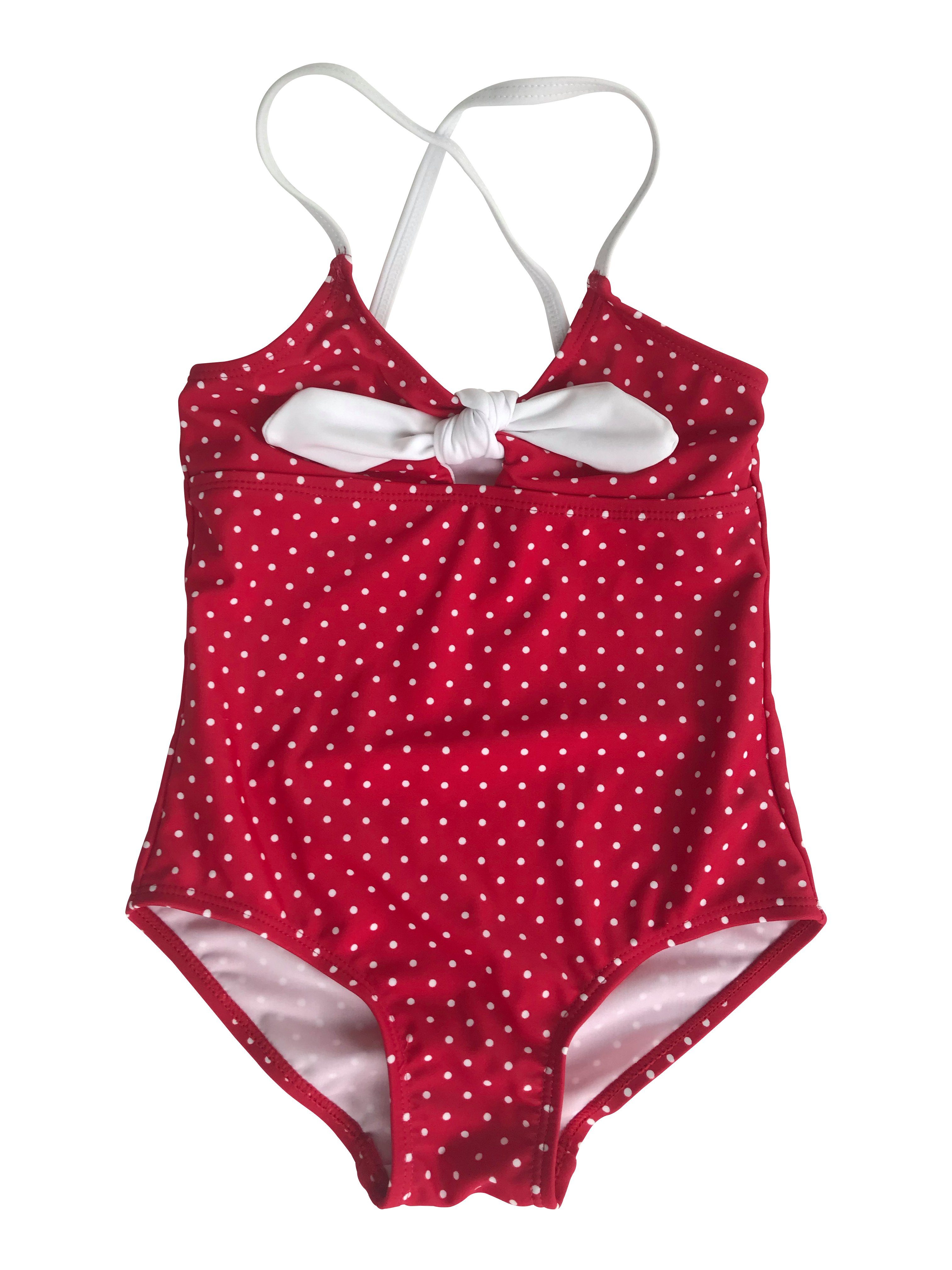 Badeanzug MyDotty für Mädchen raffinierte Kinderbademode