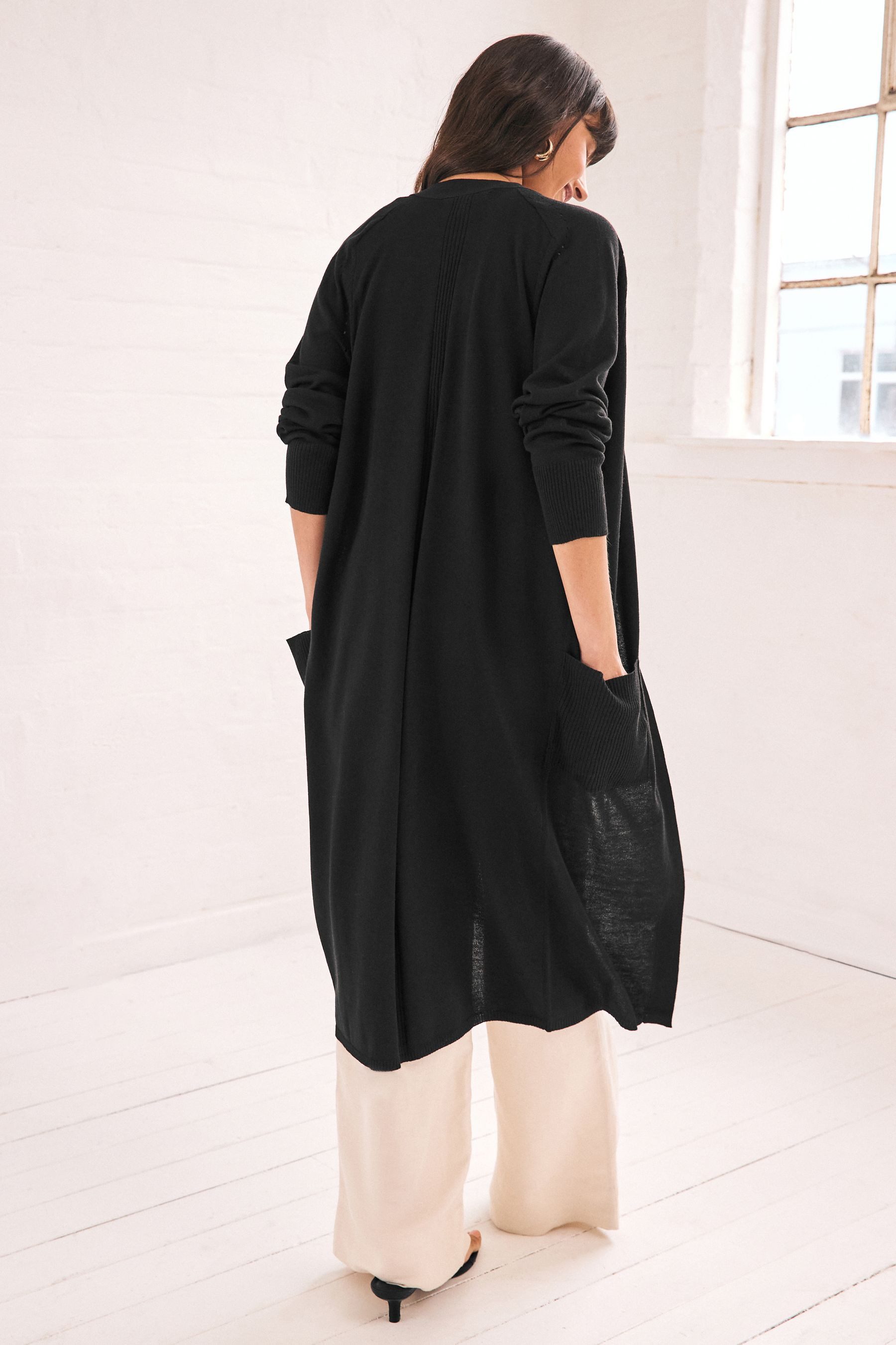 Next Strickjacke Lange Strickjacke (1-tlg) günstig online kaufen