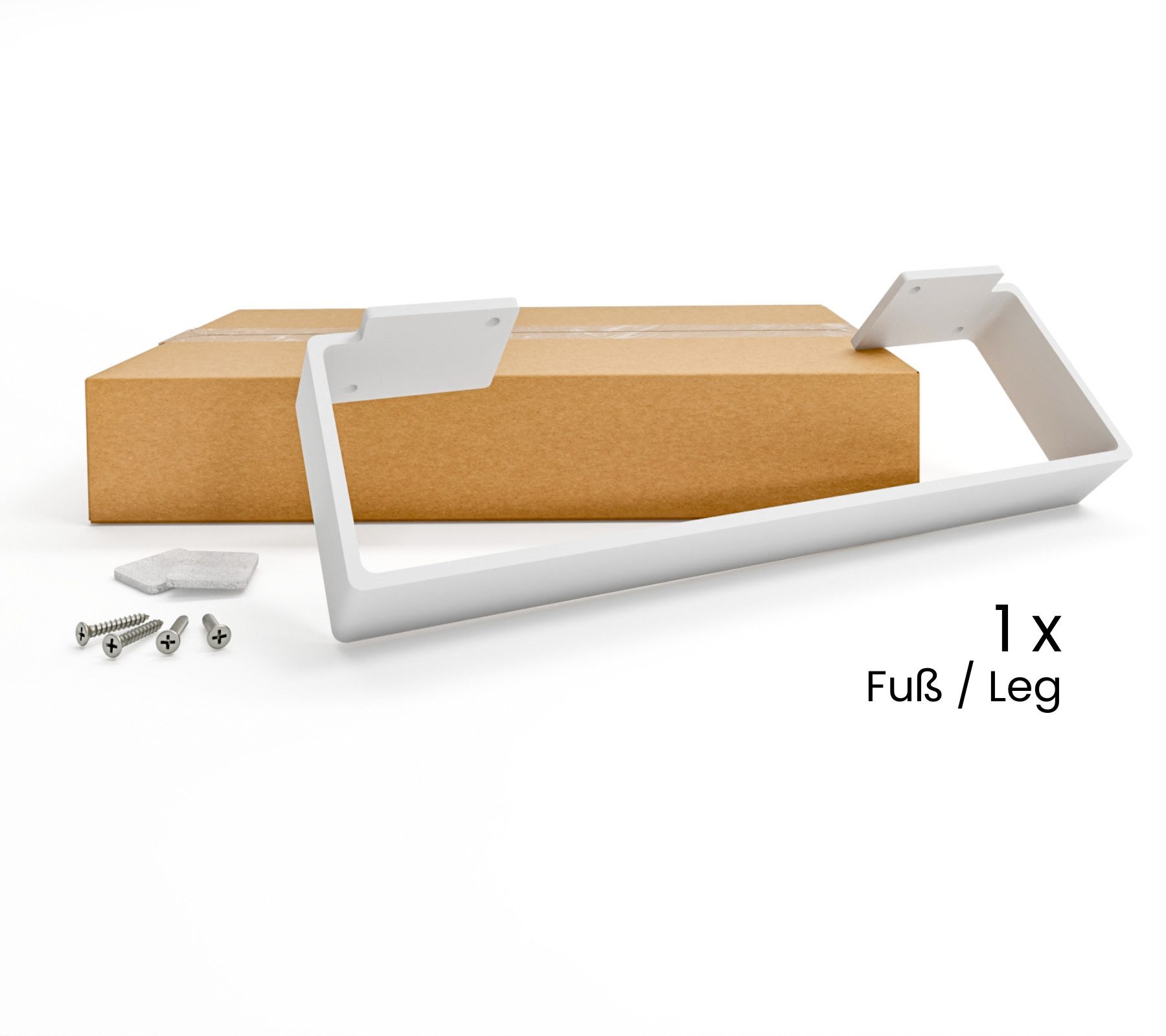 HEVVA Möbelfuß Möbelfüße LUXEMBURG - 7 Größen 20-50 cm - Kommodenbeine, Schrankfüße, (Set-Option: Sie können entweder 1 Stück oder ein Set von 2 Stück kaufen)