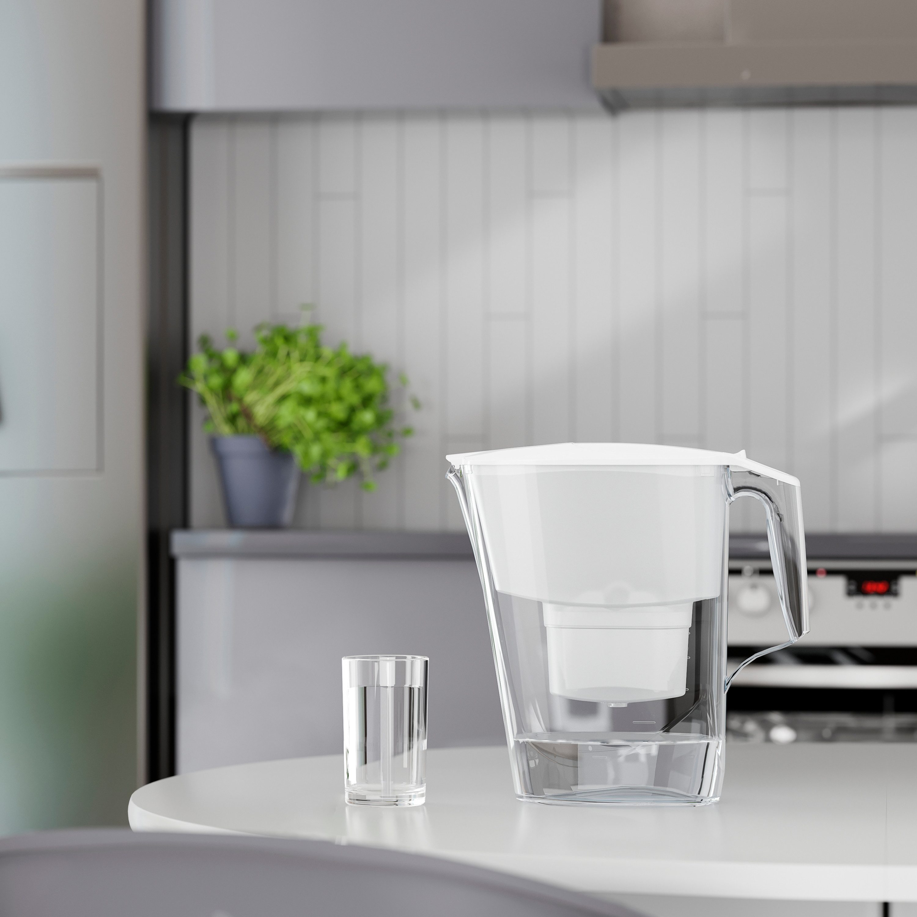 Aquaeffect Kalk- und Wasserfilter MAX+ Wasserfilter, Pack 6, Zubehör für Kompatibel mit Filterkannen mit ovaler Form der Filterkartuschen, Reduziert Chlor, Phenol, Pestizide, Benzol, Schwermetalle, Medikamente