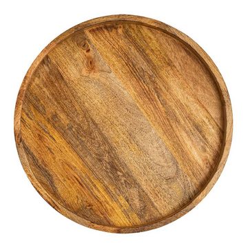 Casamia Beistelltisch Beistelltisch Holz rund ø 40 o. 50cm Couchtisch Wohnzimmer Tisch Vanco