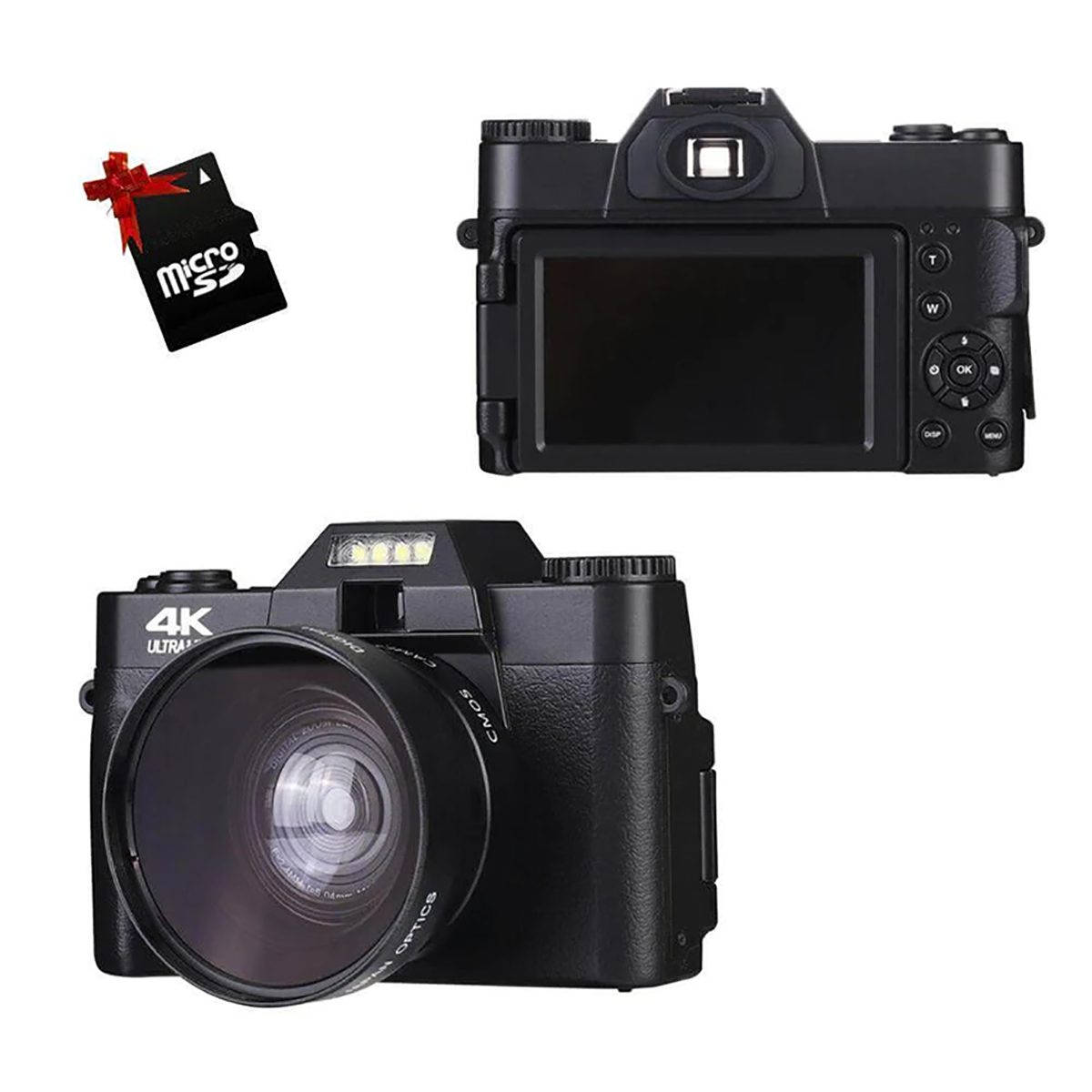 Fine Life Pro 4K Ultra video camera HD Digital 48MP 4K 30FPS HD-Kamera Camera, R10