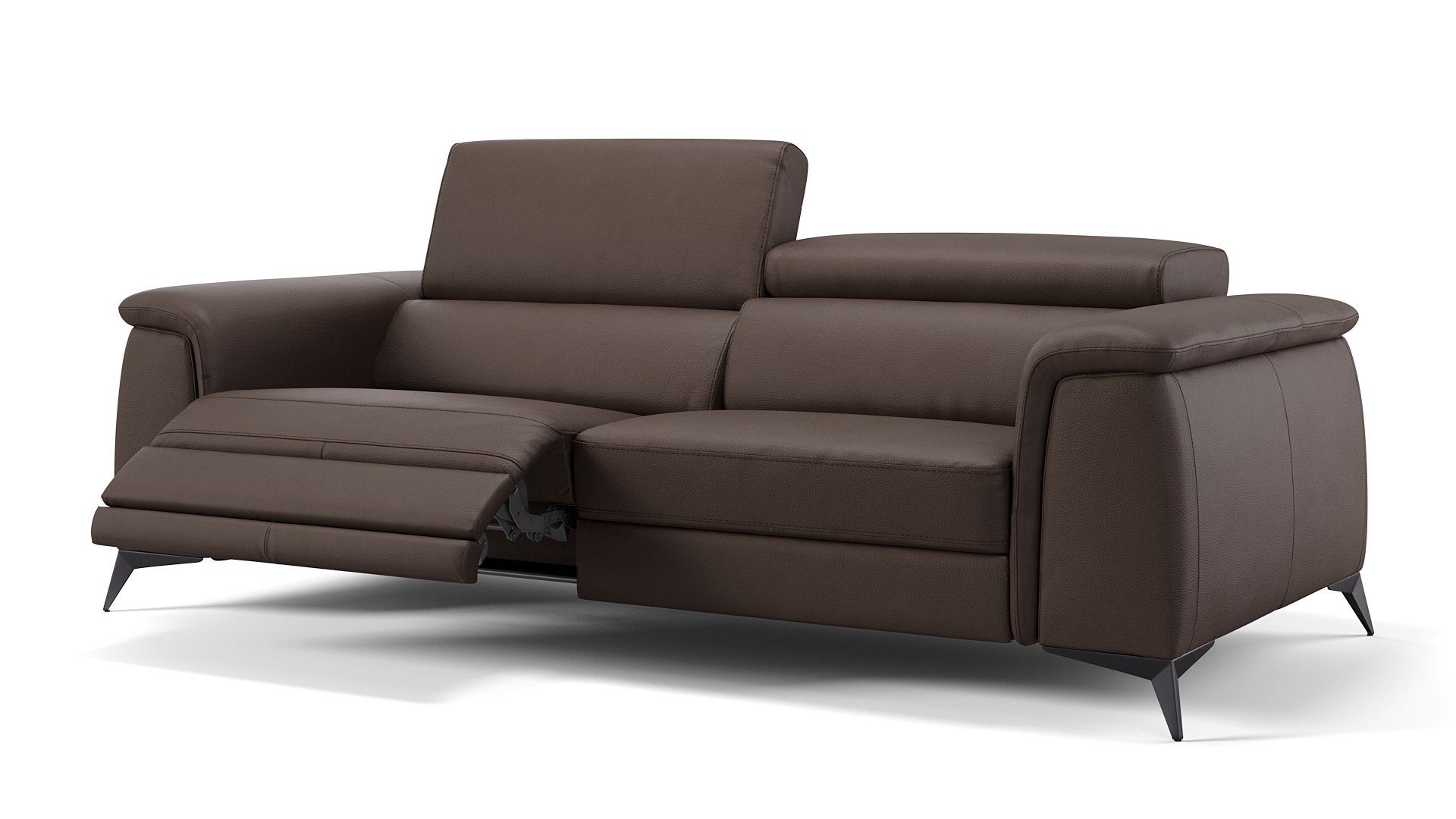 Sofanella 3-Sitzer Leder LIVORNO, Relaxcouch, Designersofa, Designer Sofa, 3er Couch, Sofagarnitur