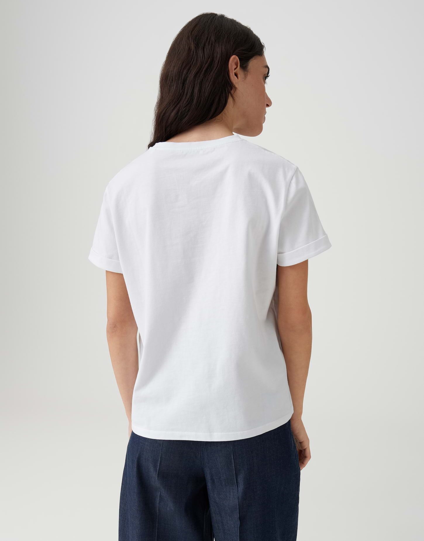 OPUS T-Shirt Serz Regular aus Baumwolle lockerer Schnitt, mit Herzstickerei – Bild 3 von 5