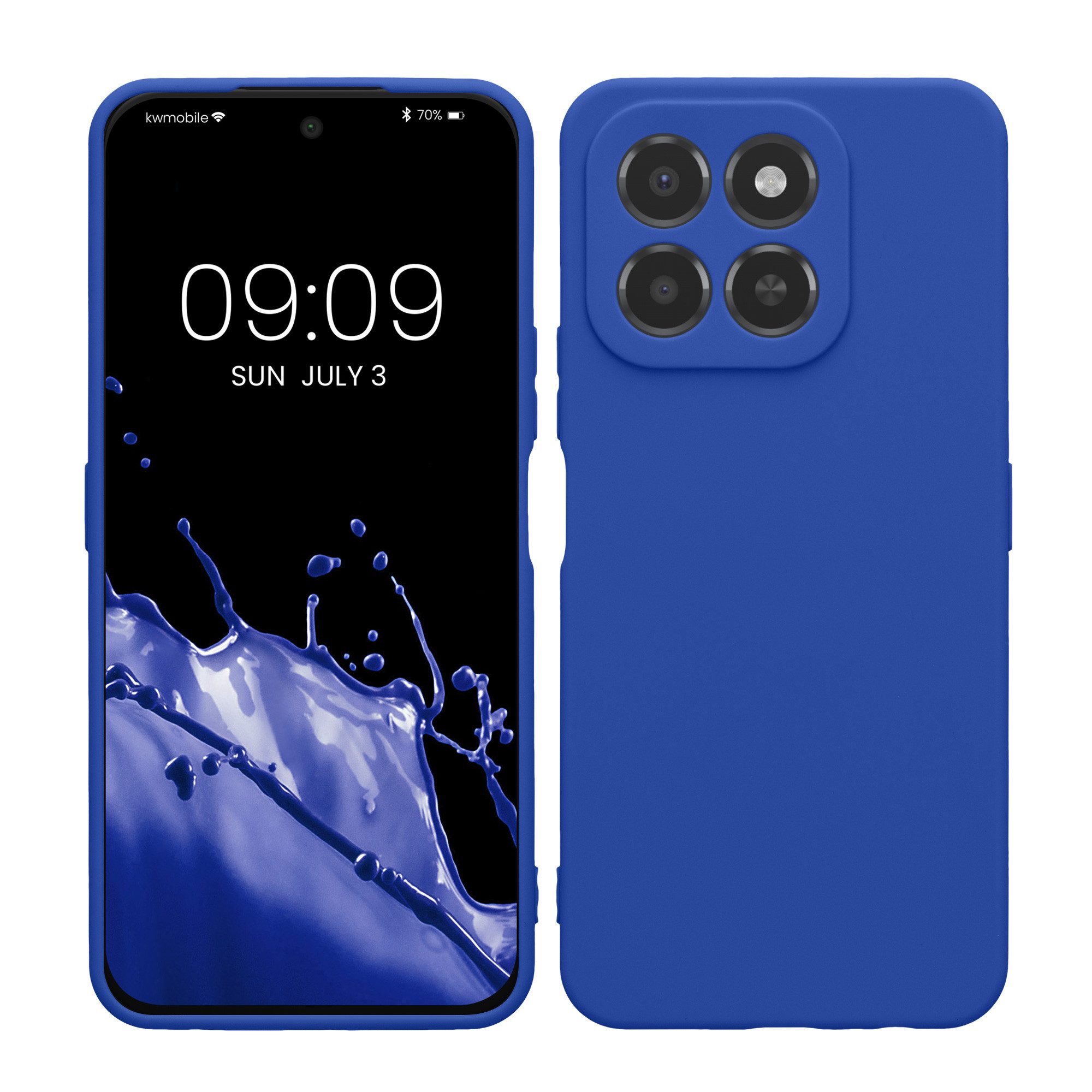 kwmobile Smartphone-Hülle Handyhülle für HONOR X6C Hülle, Weiches Handy Silikon Case - Schutzhülle Cover