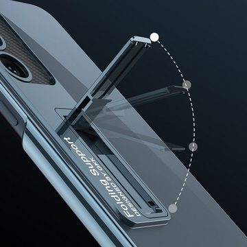 Wigento Handyhülle Für Samsung Galaxy S23 5G Galvanik Hülle Handy Tasche Hülle Etuis