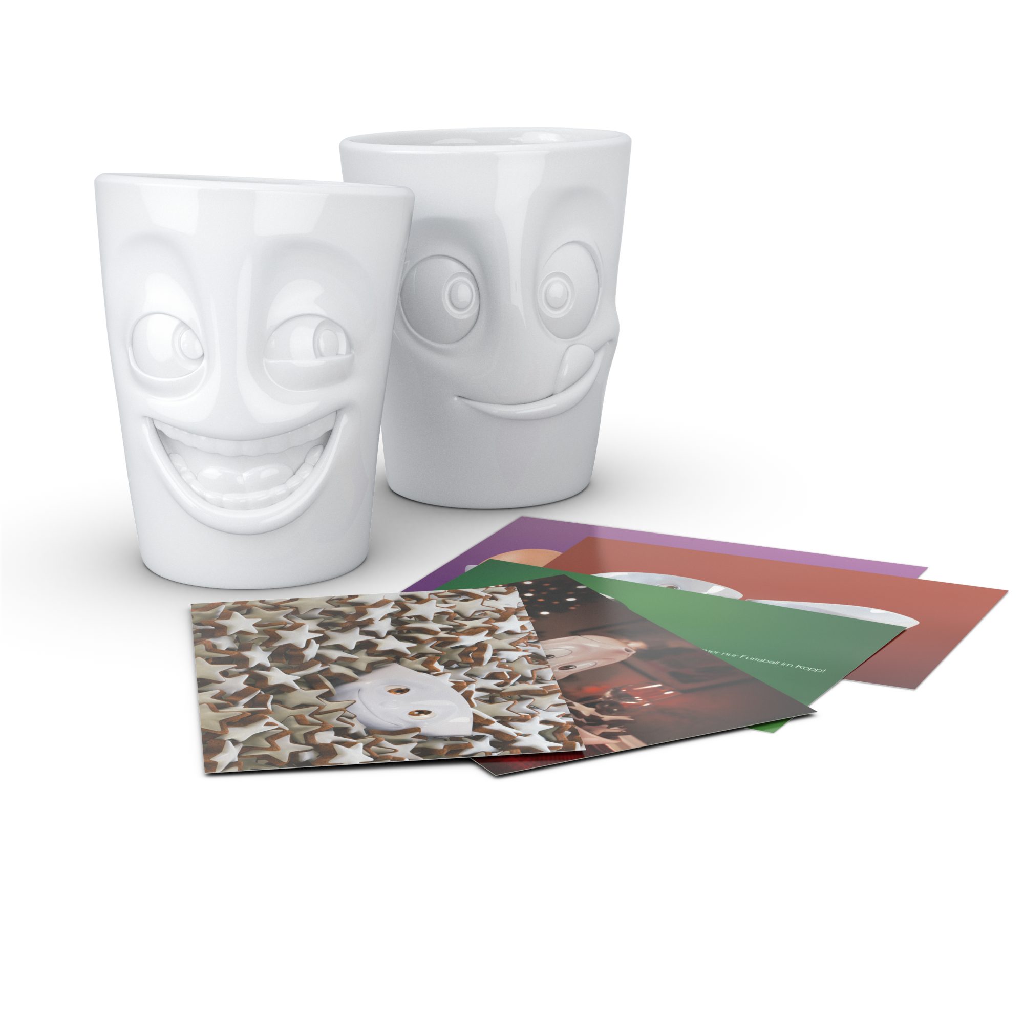 FIFTYEIGHT PRODUCTS Becher FIFTYEIGHT Becher-Set, 2-tlg., Porzellan, Hartporzellan in bruchsicherer Hotelqualität