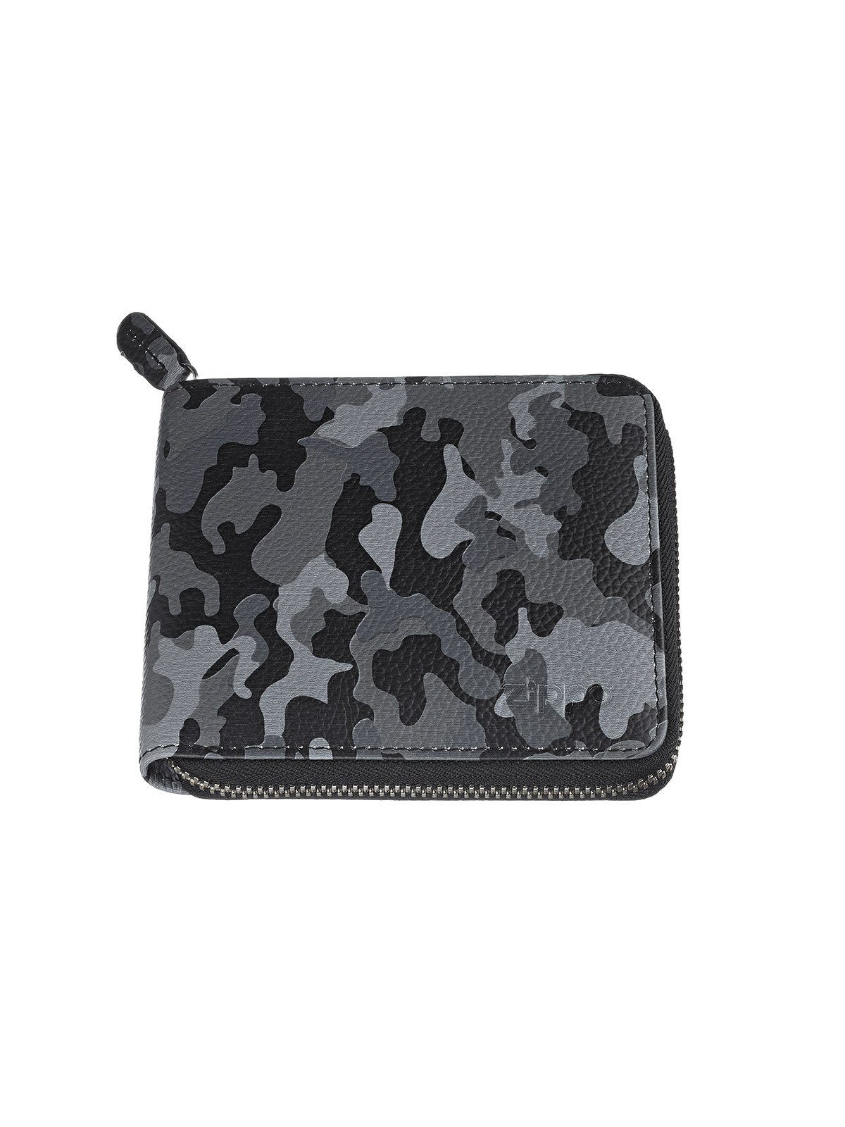 Zippo Geldbörse Geldbörse mit RV camouflage/grau, Kreditkartenfächer