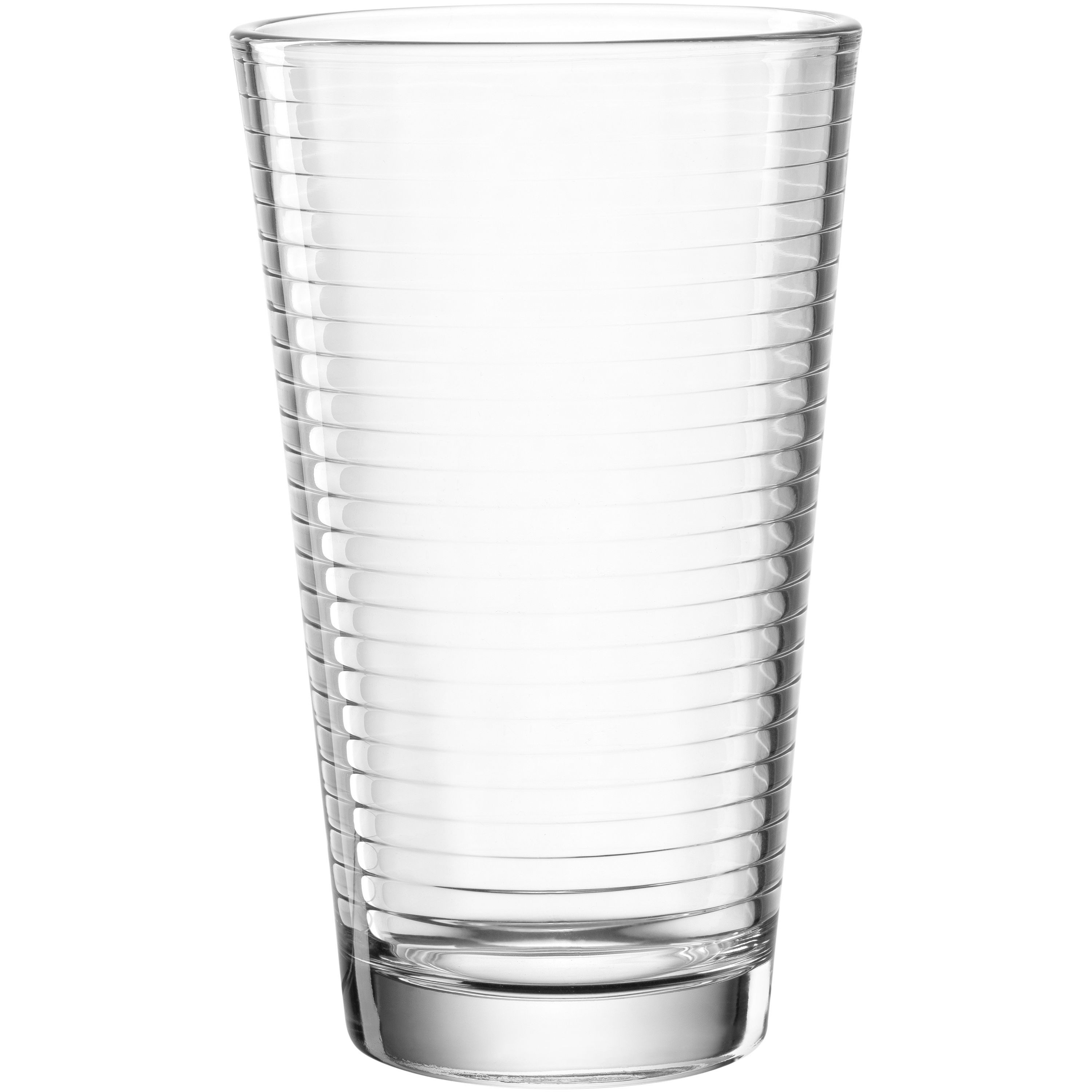 LEONARDO Cappuccinotasse Glaskoch Becherset Bari 12-teilig Longdrinkbecher 300 ml Transparent, Glas