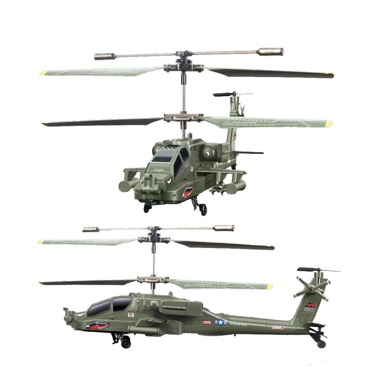 efaso RC-Helikopter RC Helikopter S109G ferngesteuerter Hubschrauber mit LED