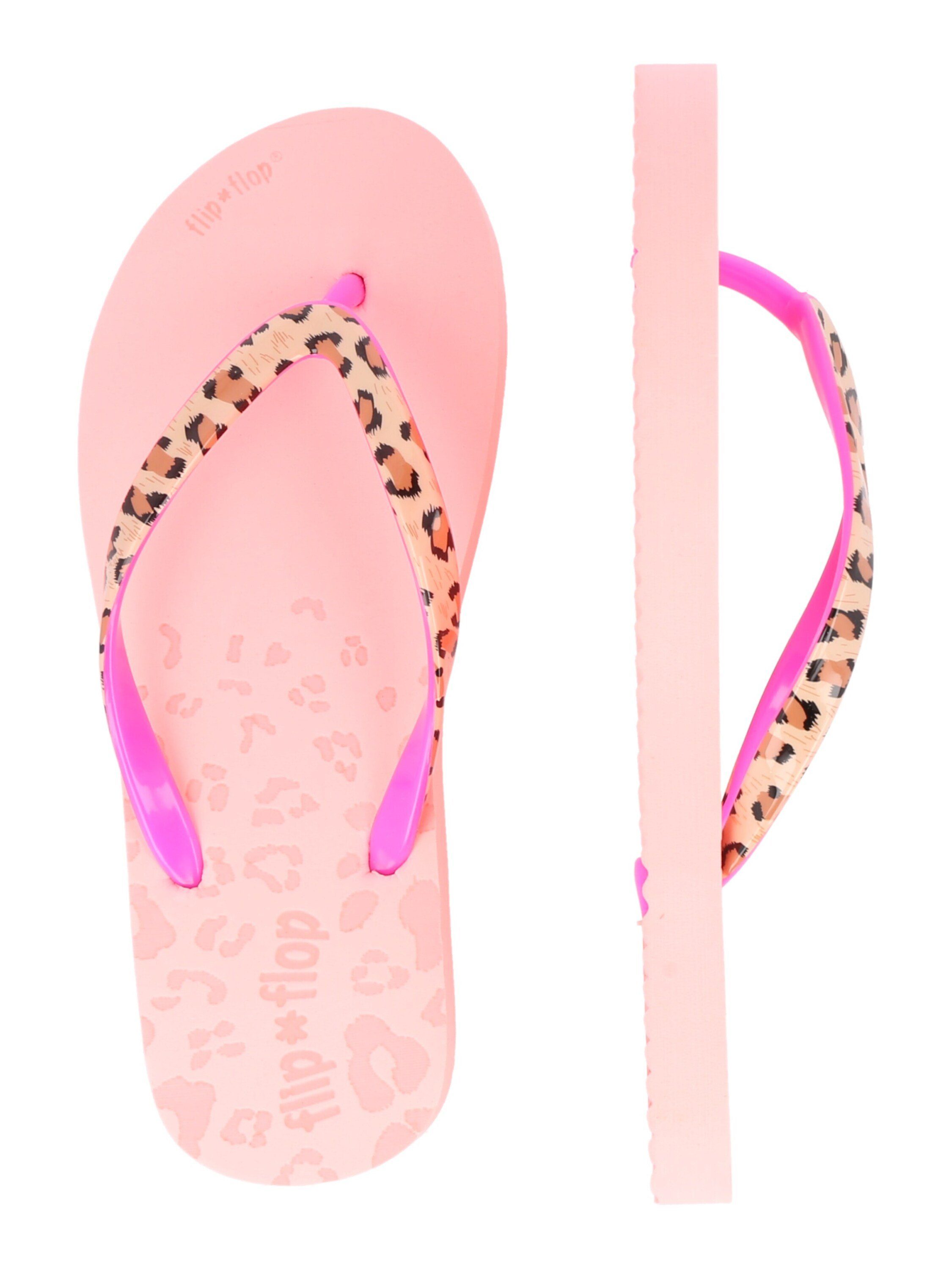 Flip Flop Easy Leo Zehentrenner peach neon (1-tlg)