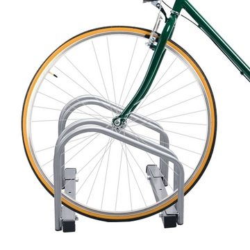 Clanmacy Fahrradständer Fahrradständer mit 4 Fahrräder 101cm Bodenständer Aufstellständer