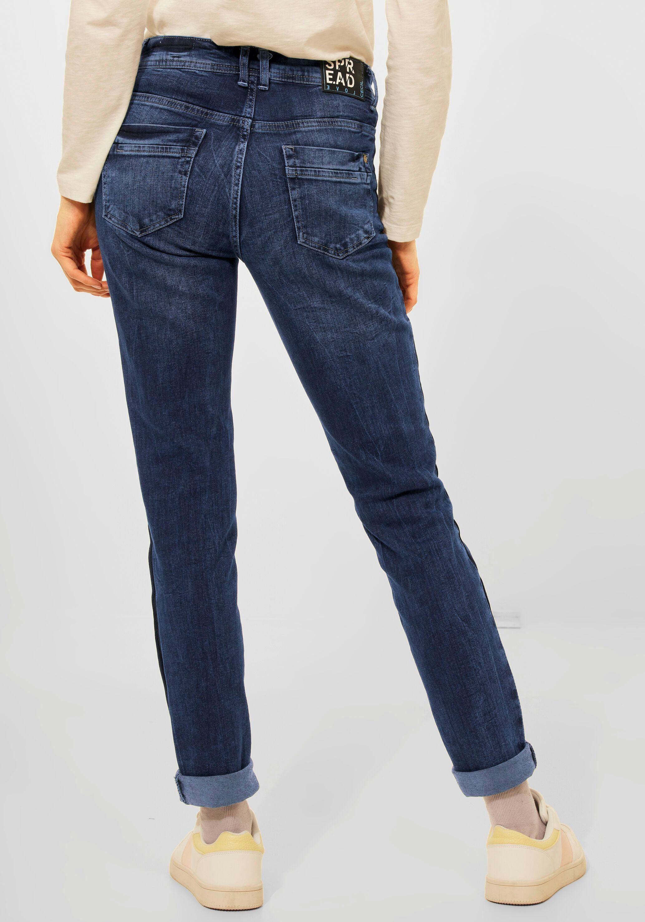 Cecil Slim-fit-Jeans »Style Charlize« mit Galonstreifen am Bein online  kaufen | OTTO