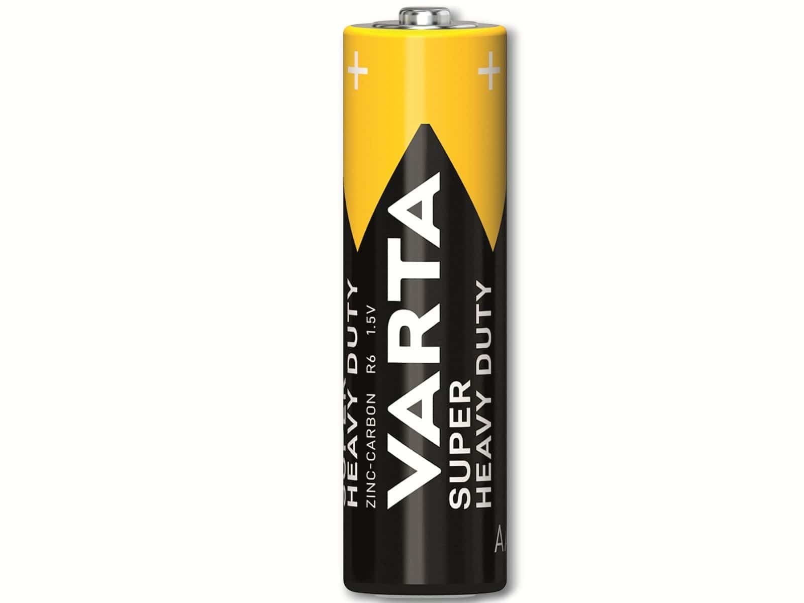 1.5V AA, Mignon, Zink-Kohle, Batterie R06, Batterie VARTA VARTA