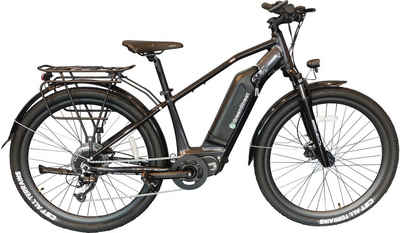 GreenStreet E-Bike »Trekking GS4«, 9 Gang Shimano, Kettenschaltung, Mittelmotor 250 W, innerhalb der StVZO