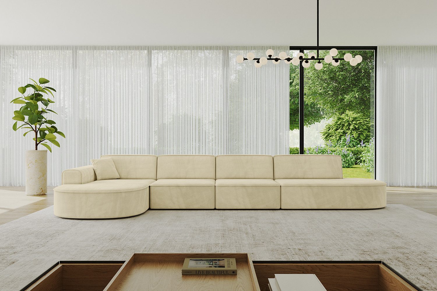 ALTDECOR Ecksofa MARI-L3, Sofa Praktische Bequeme Funktionsecke Couch L-For günstig online kaufen