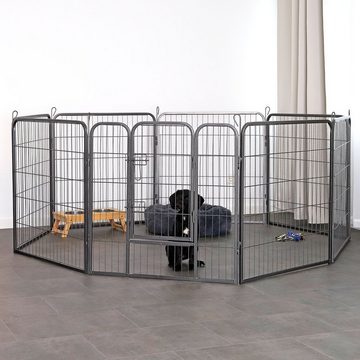 lionto Freigehege Freilaufgehege für Hunde & Kleintiere, 8 Elemente je 80 cm x 60 cm