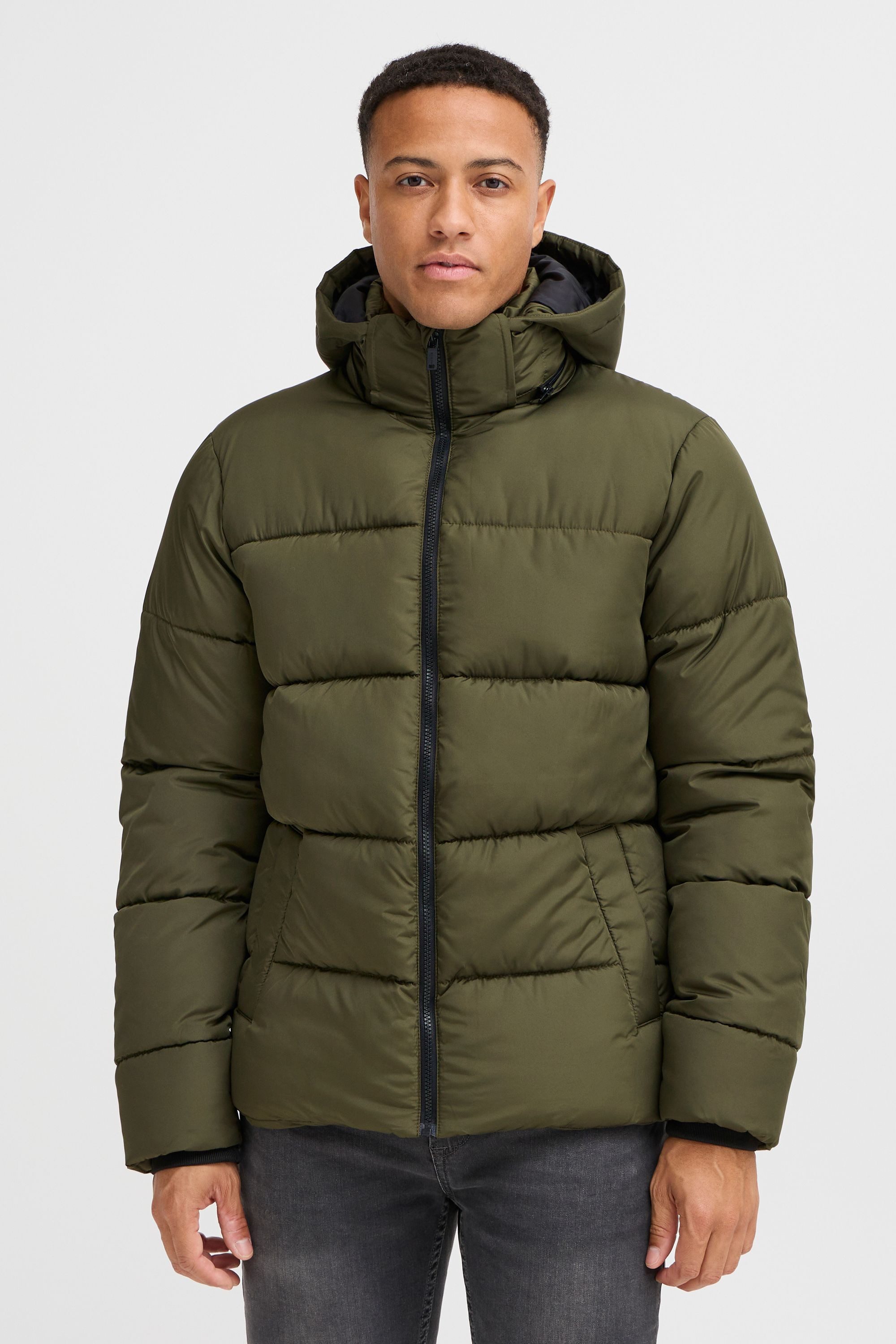 Blend Steppjacke BHZipke Wärmende Basic Winterjacke mit Taschen