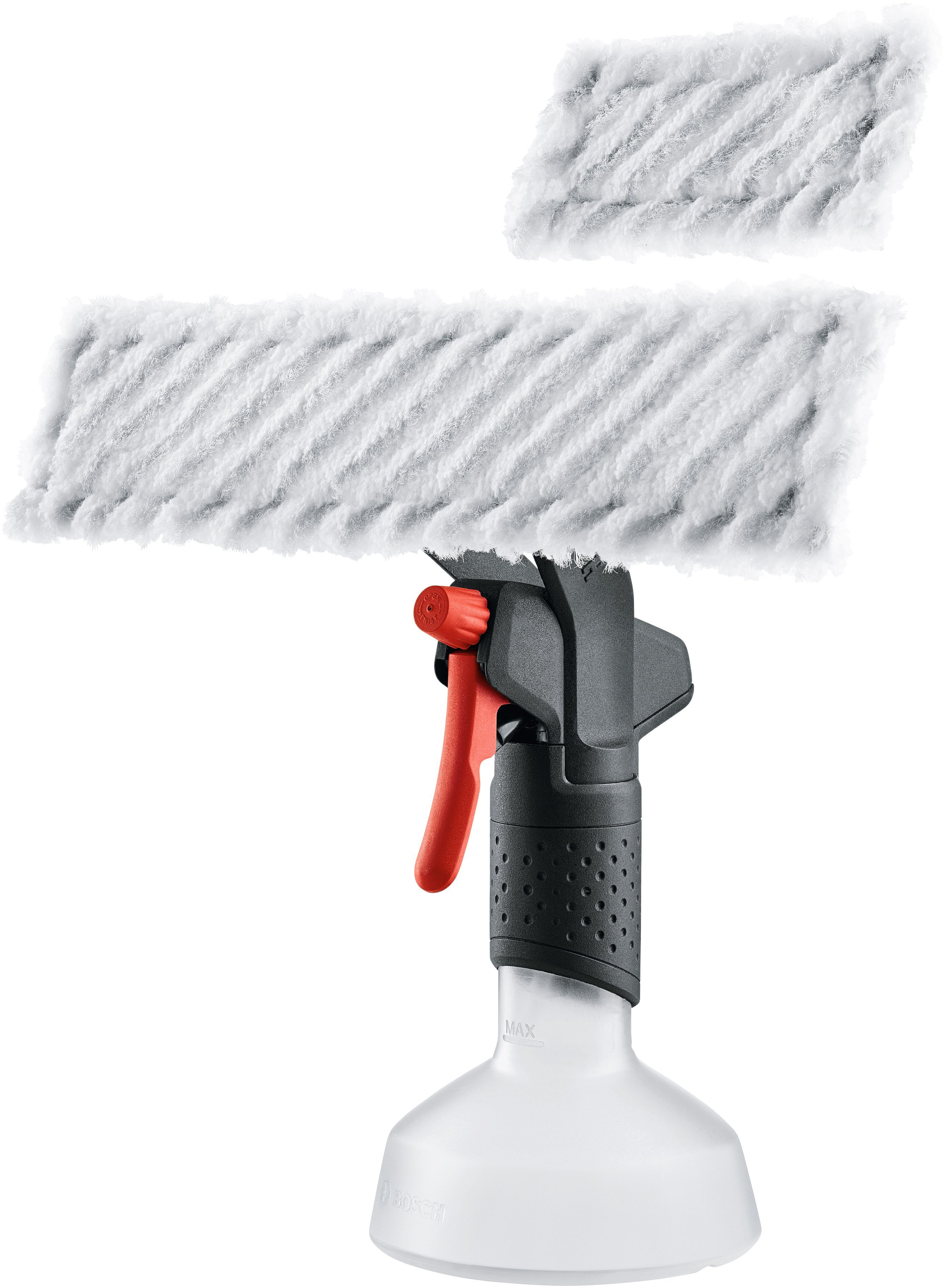 Bosch Home & Garden Akku-Fenstersauger GlassVAC, inkl. Sprühflasche und Microfasertuch