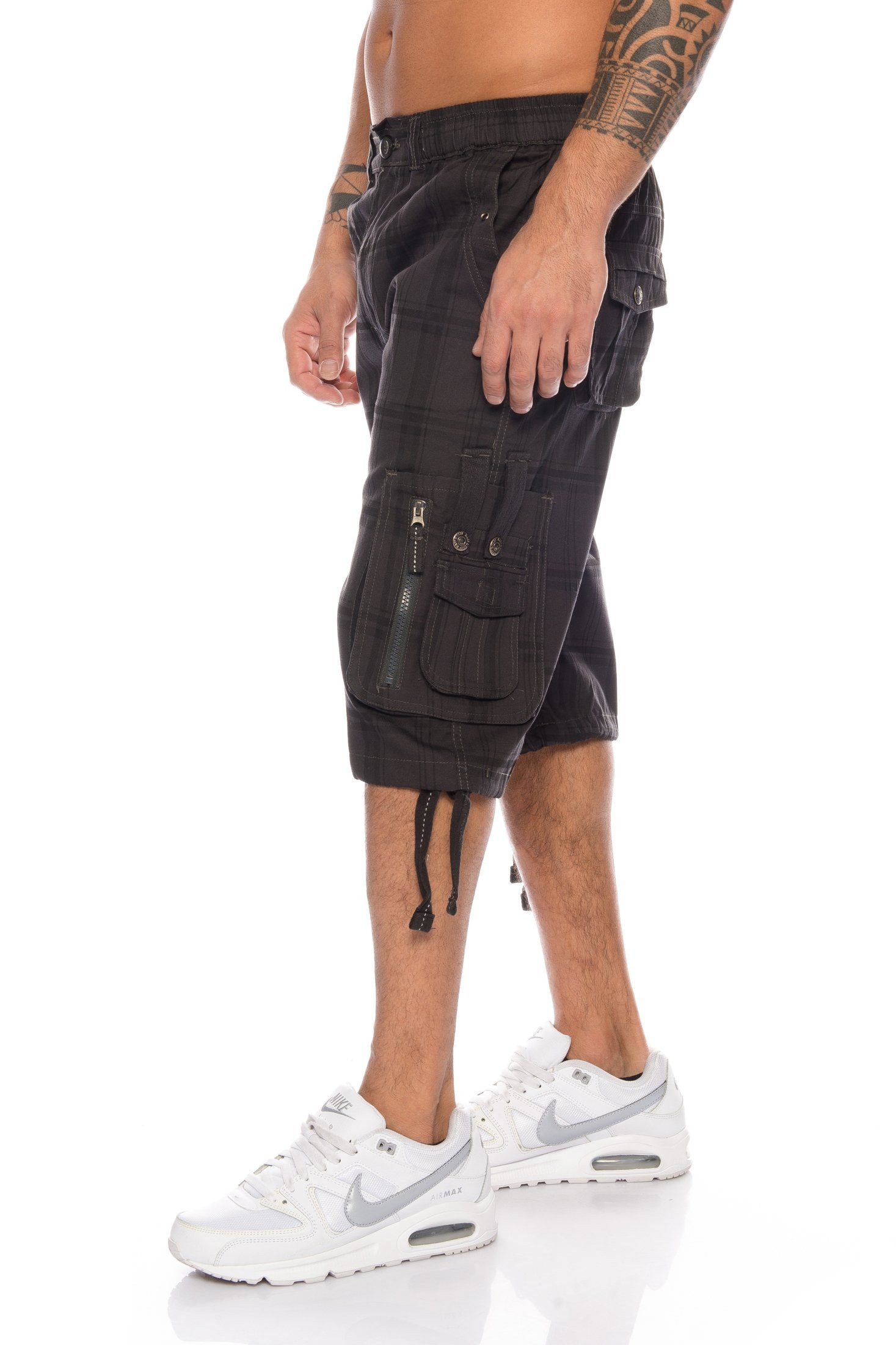 Kendindza Cargoshorts 3/4 Bermuda Shorts Herren, Kurze Hose Herren, Cargobe günstig online kaufen