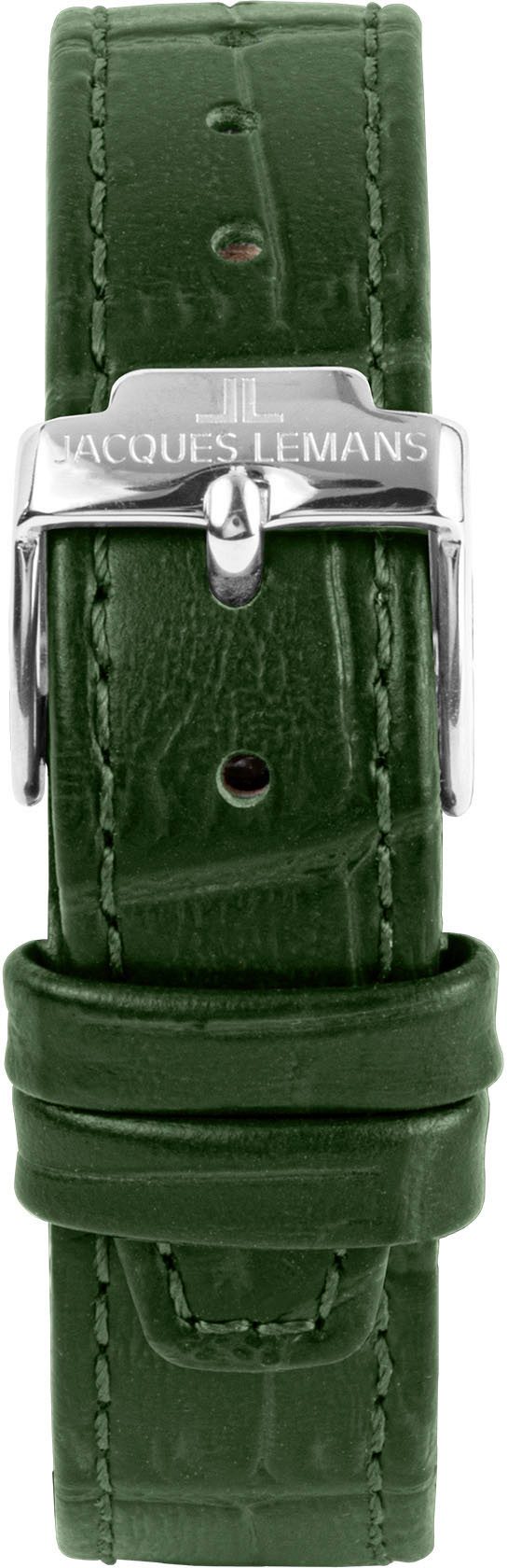 Jacques Lemans Quarzuhr Torino 1-2189D, Armbanduhr, Damenuhr, Lederarmband, günstig online kaufen