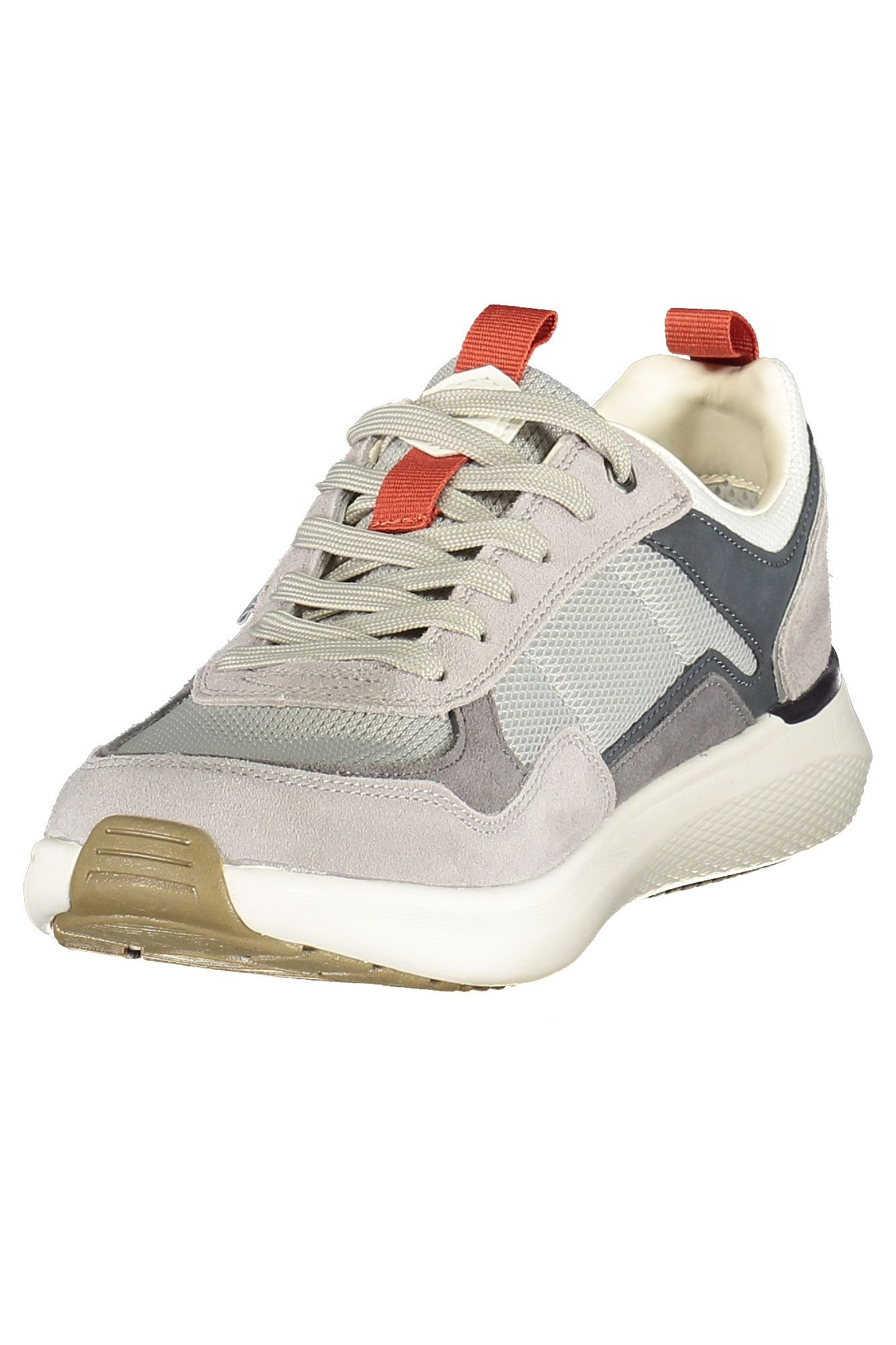 LUMBERJACK Sneaker Grauer Herrensportschuh mit blauen Details &