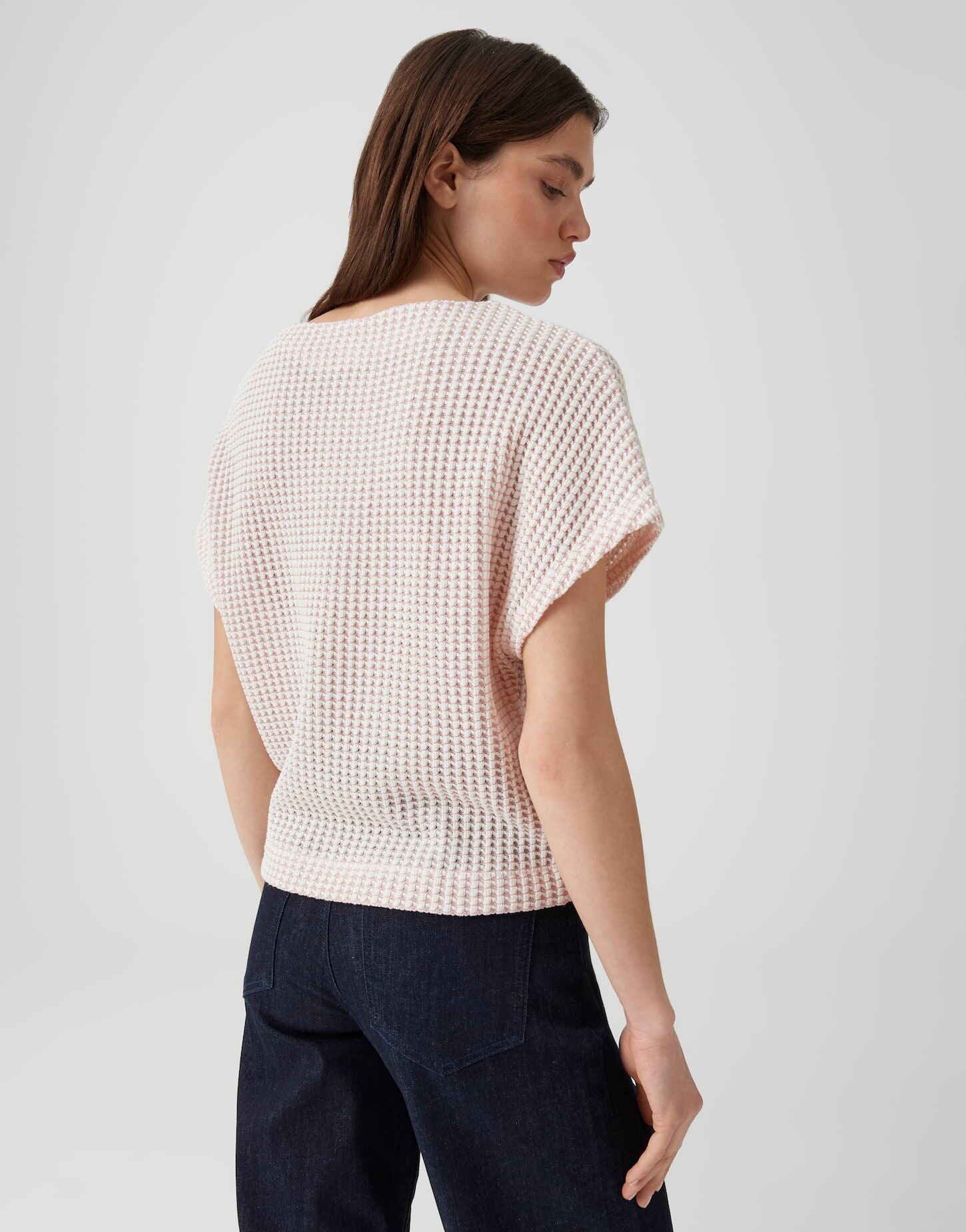 OPUS Sweatshirt mit 3D-Struktur Formstabiler Look mit cleaner Linienführung