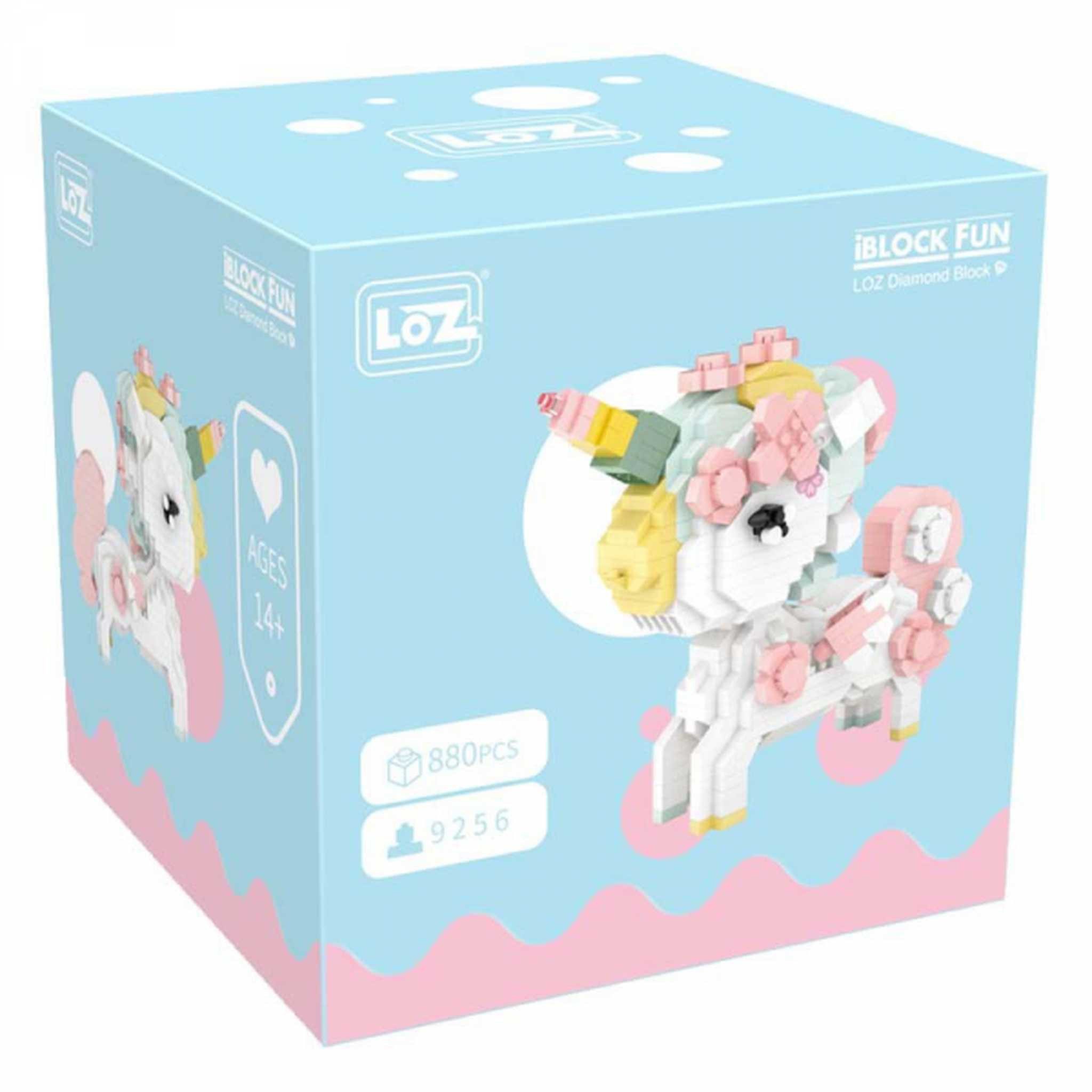 Loz 9256 - Kirschblüten Einhorn (LOZ) Spielbausteine