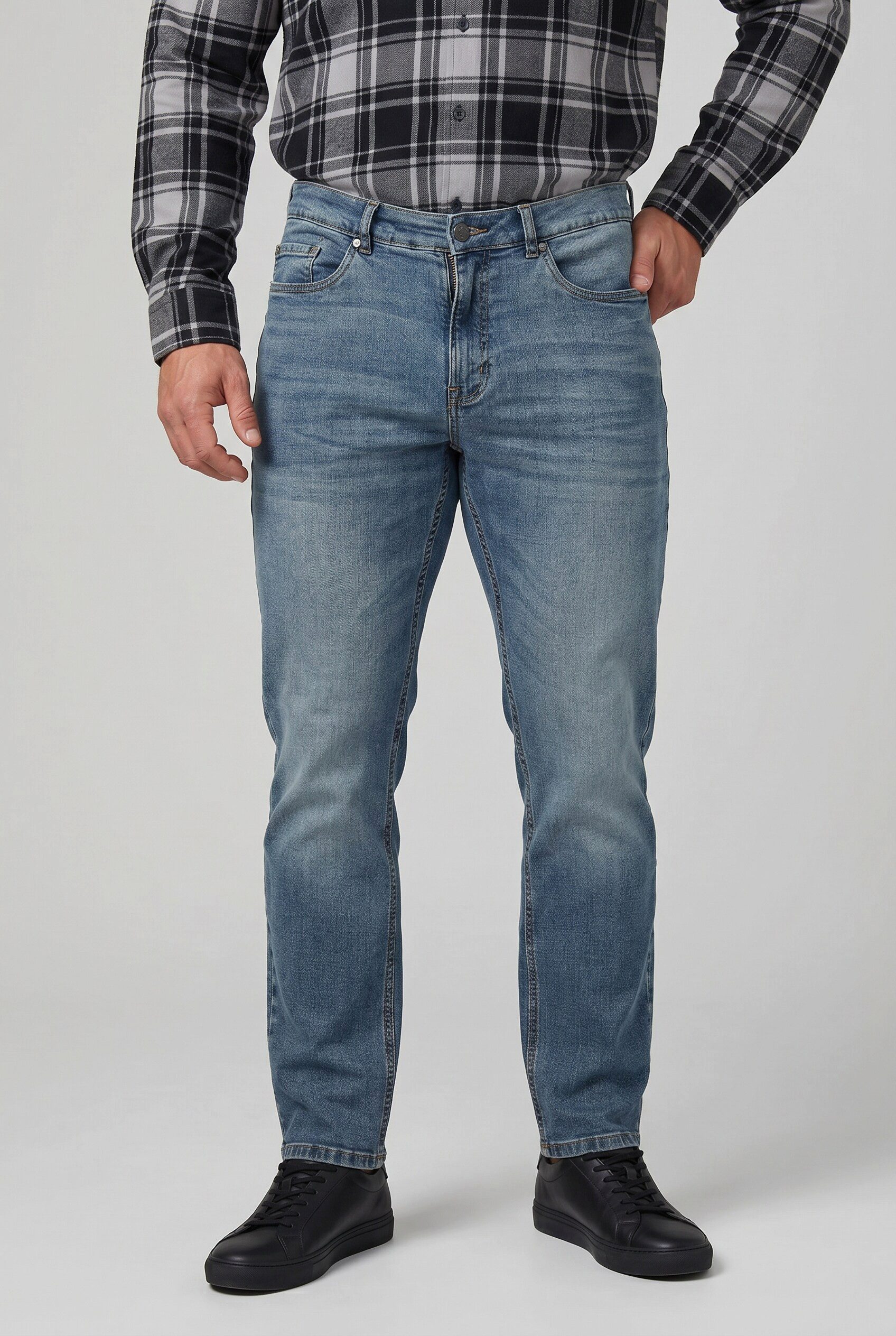 Men Plus 5-Pocket-Jeans Jeans 5-Pocket tapered Loose Fit 5-Pocket bis 72
