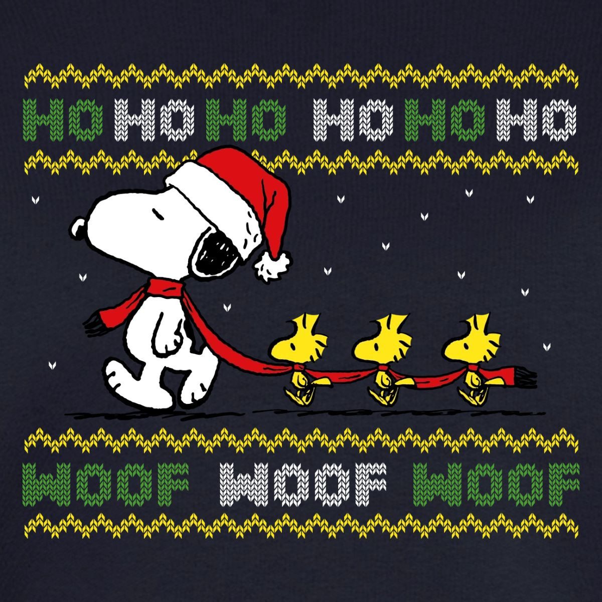 Spreadshirt Sweatshirt Peanuts Snoopy Hohoho Ugly Christmas Weihnachten Damen Premium Pullove (1-tlg)