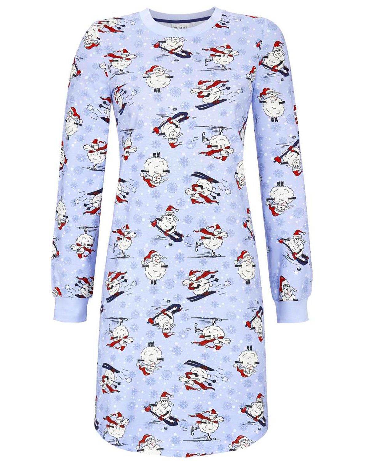 Ringella Nachthemd RINGELLA Langarm Nachthemd mit Strickbündchen 'She günstig online kaufen