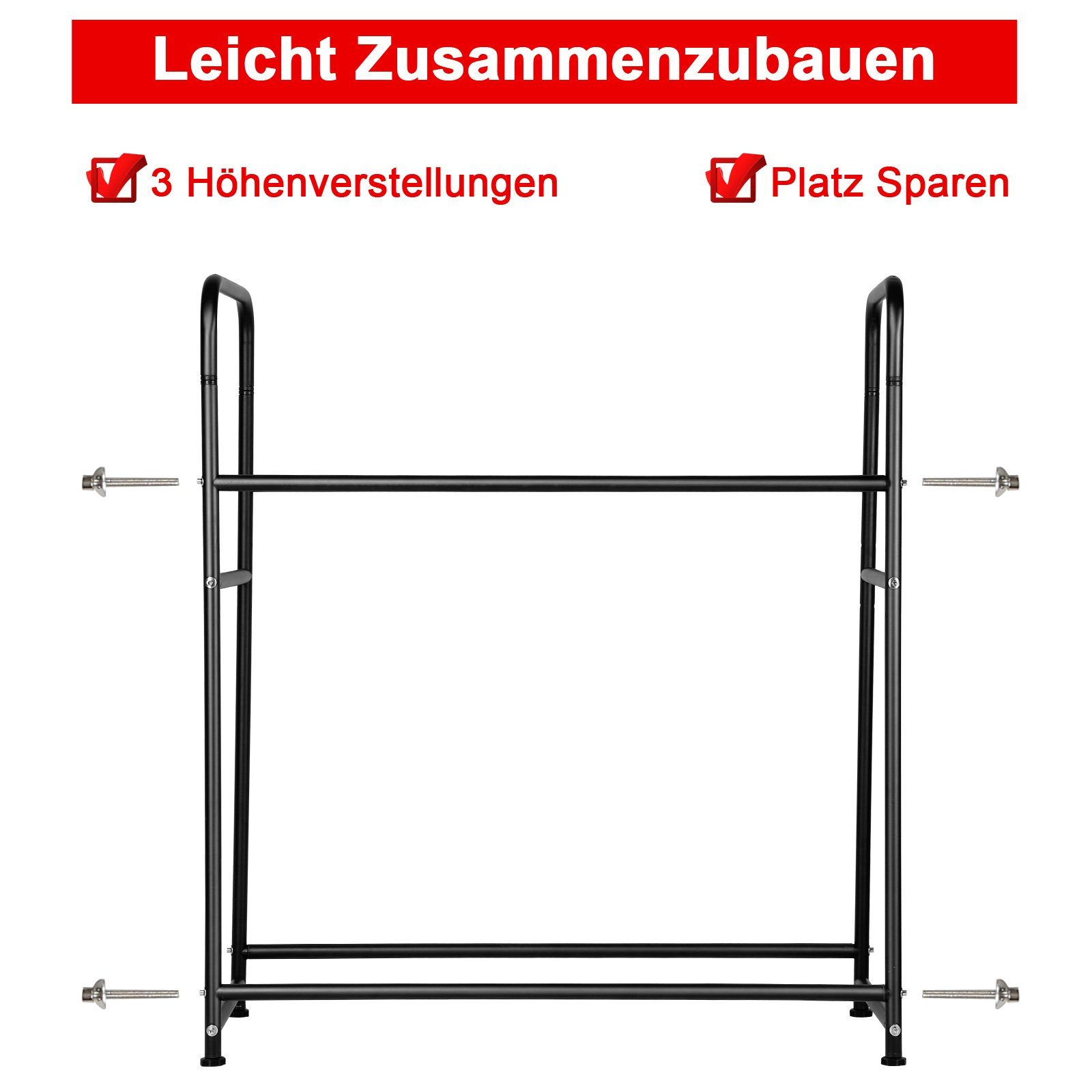 Metallrega Lospitch Garage TolleTour 107×46×117cm, Reifenständer Werkstattregal für Reifen Reifenregal Drive Keller 8 Regal Werkstatt Lagerregal