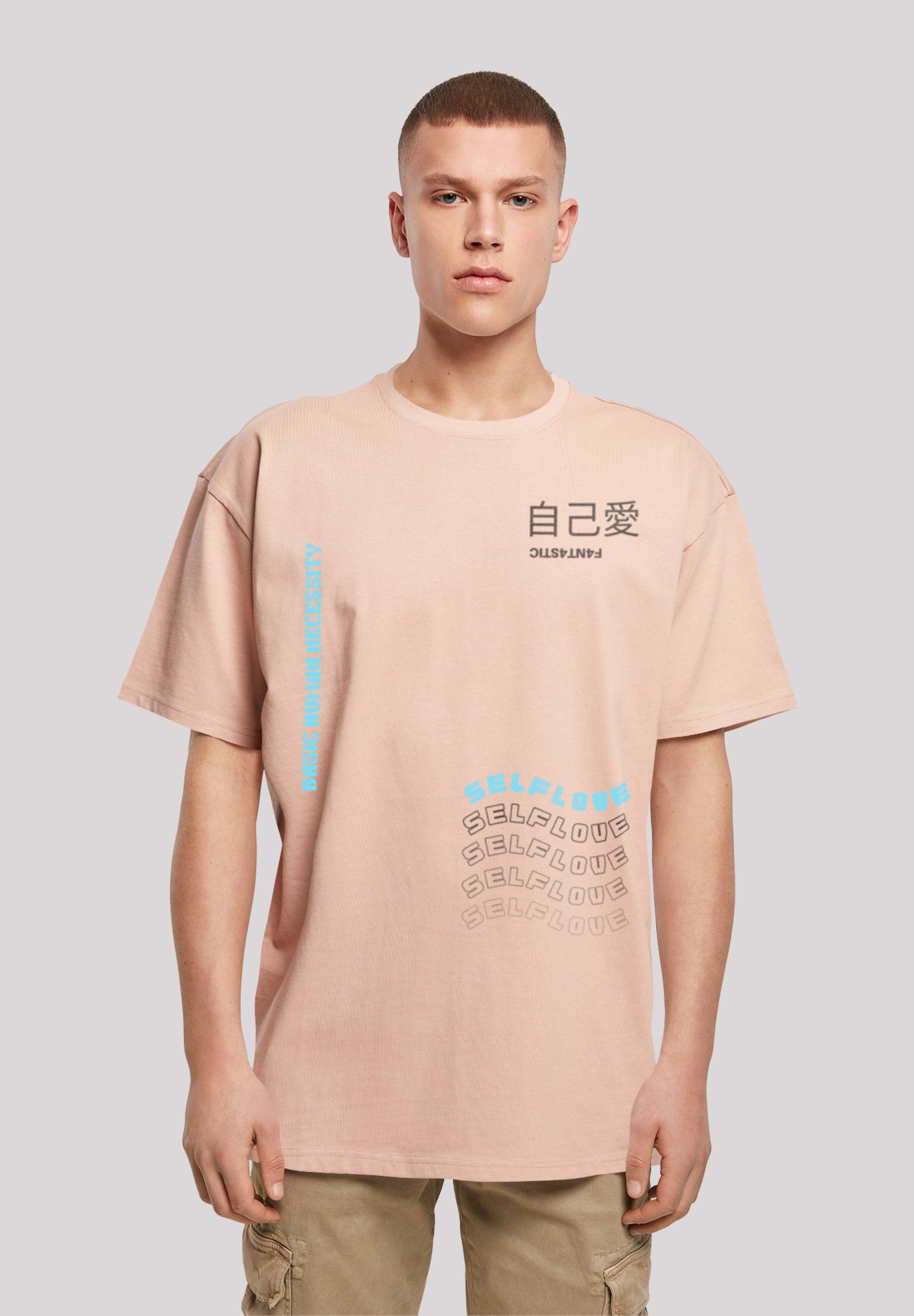 F4NT4STIC T-Shirt TEE Print amber Love OVERSIZE Self