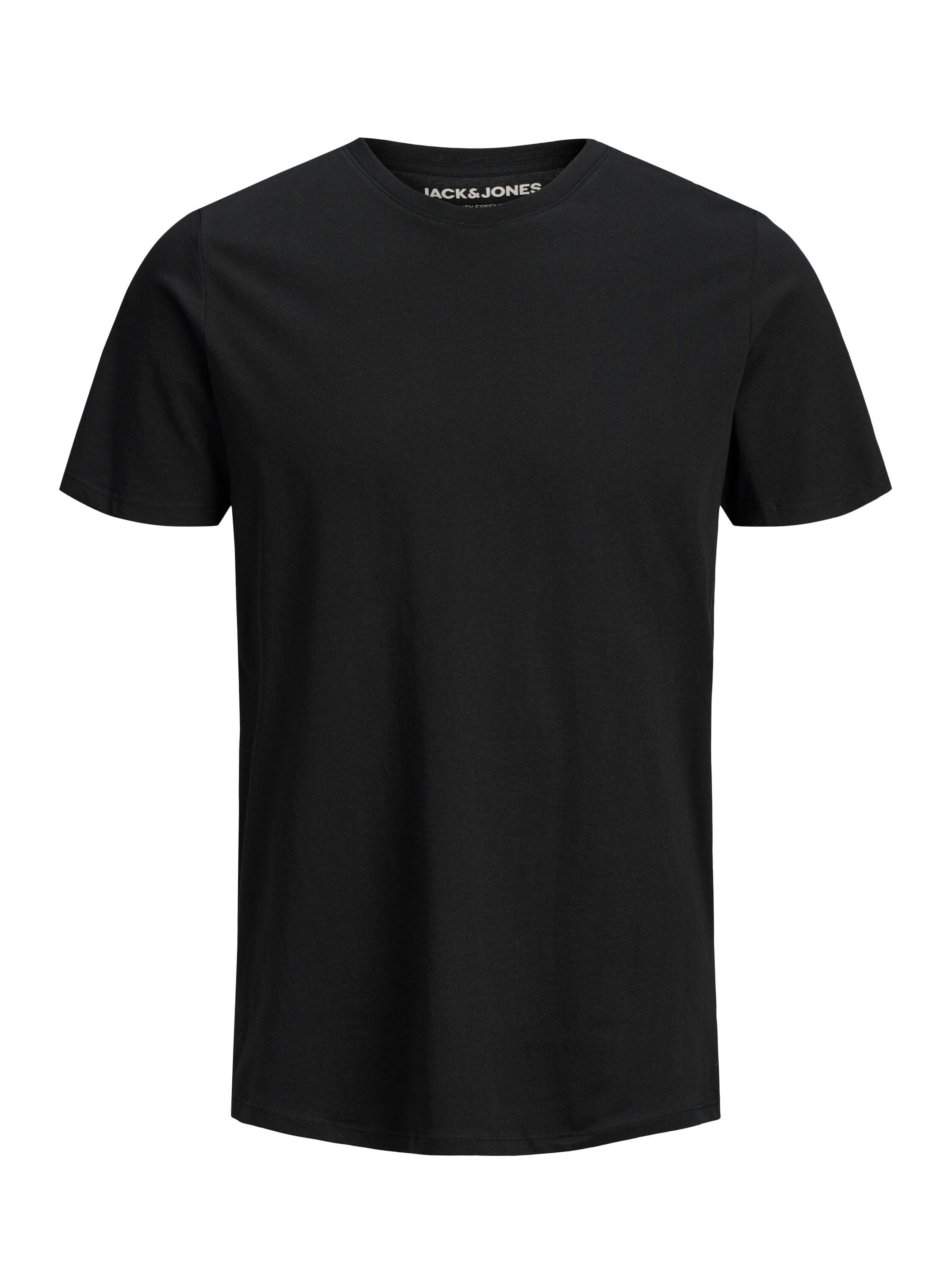 Rundhalsshirt JJEORGANIC figurbetont, atmungsaktiv, kombinierbar
