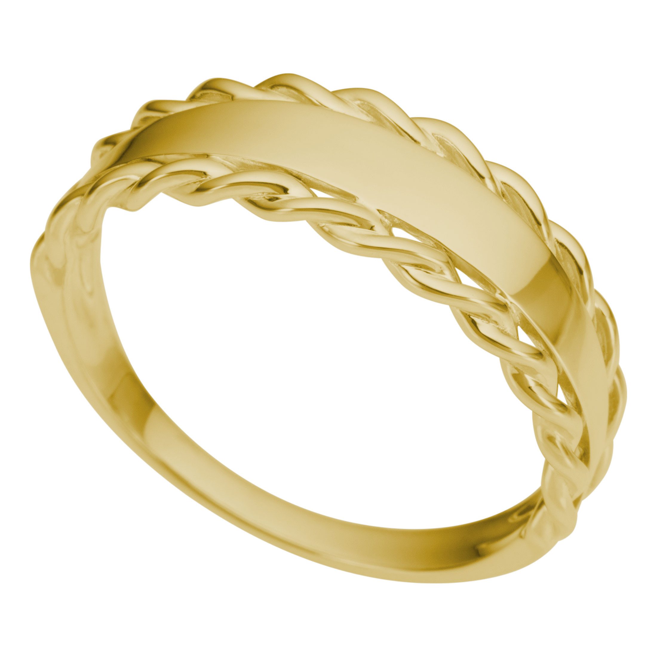 Firetti Fingerring Schmuck Geschenk Gold 375 Damenring Goldring Borde