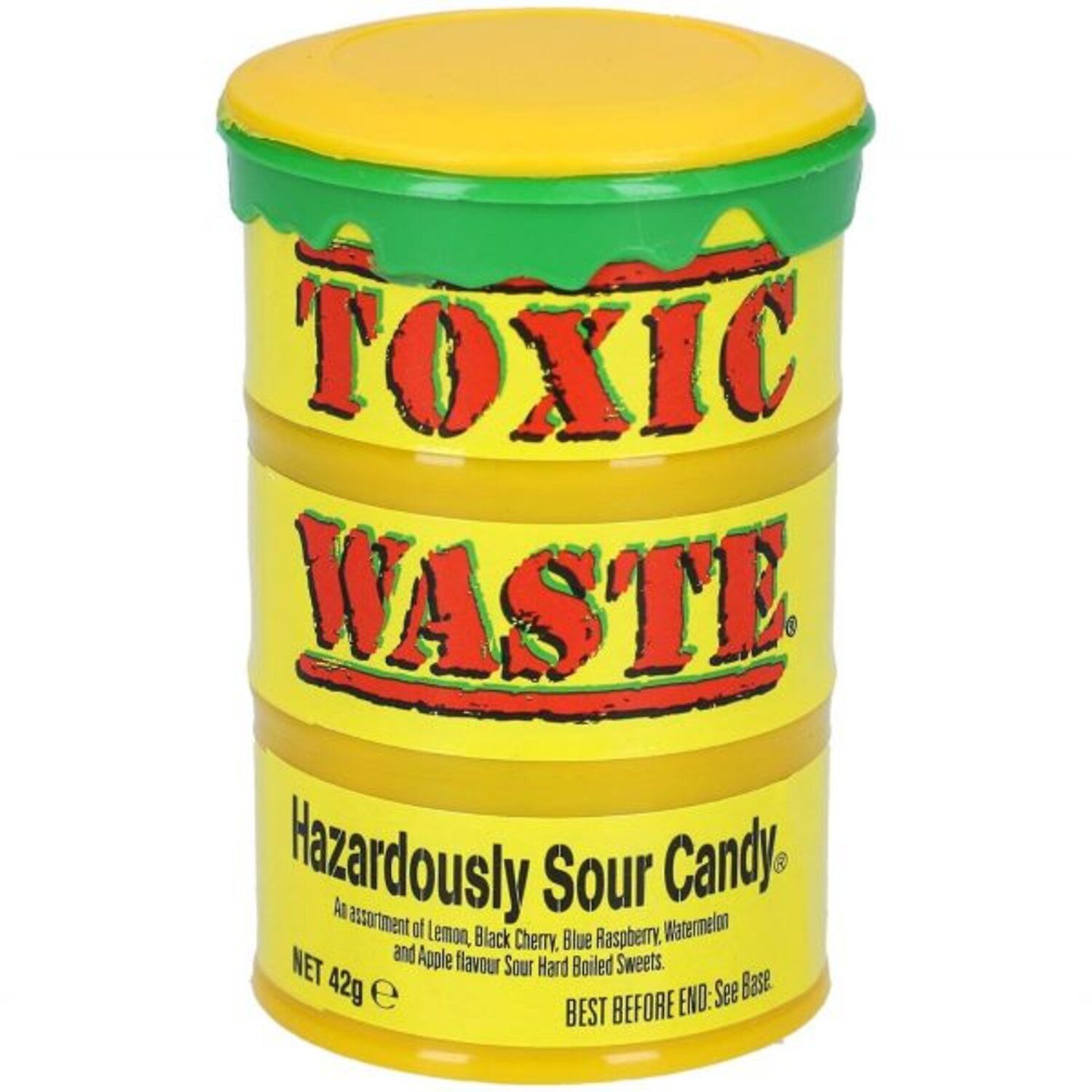 TOXIC WASTE Süßigkeit, 1 x 42 g, Hazardously Sour Candy