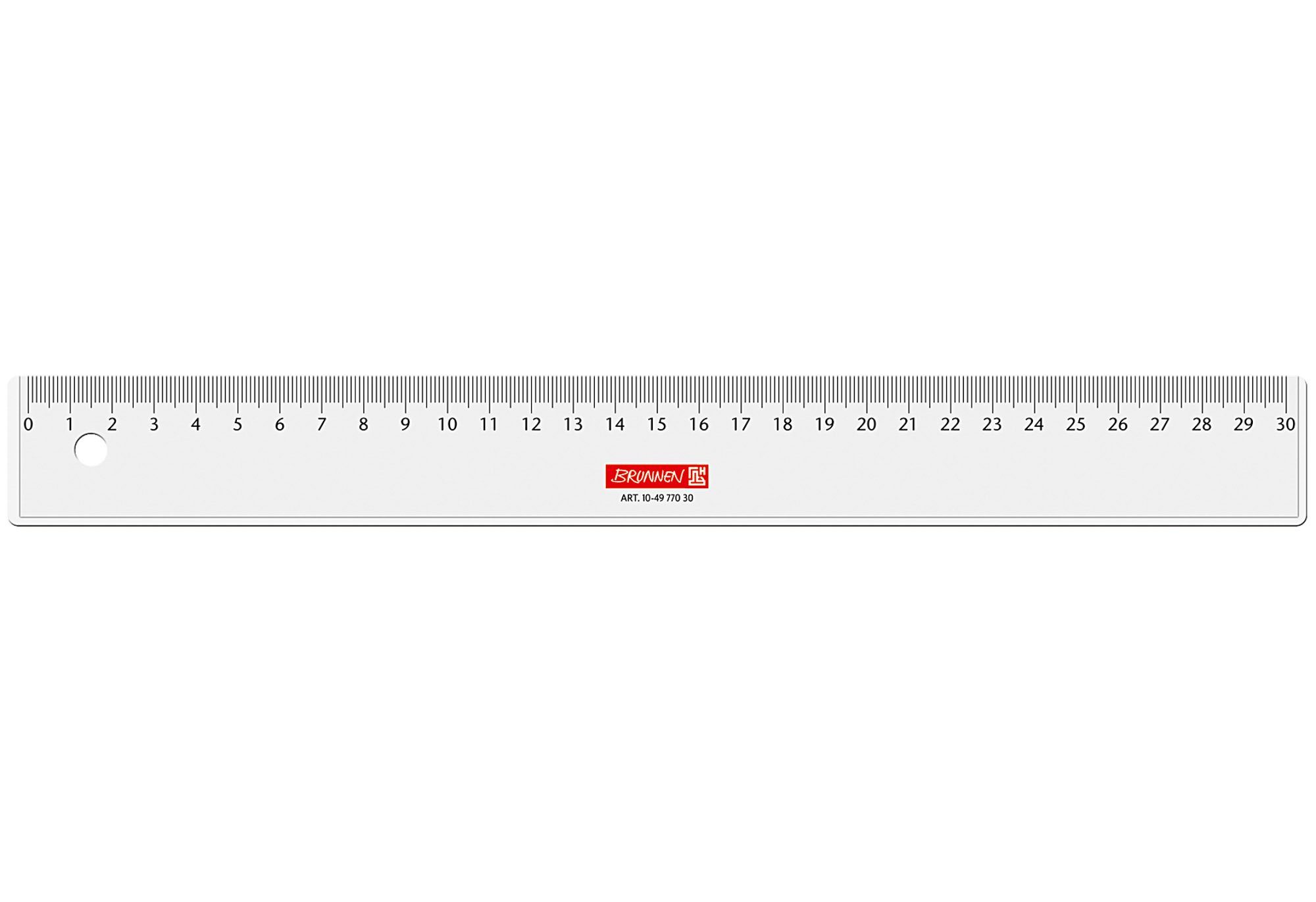BRUNNEN Lineal Lineal glasklar 30 cm 632955