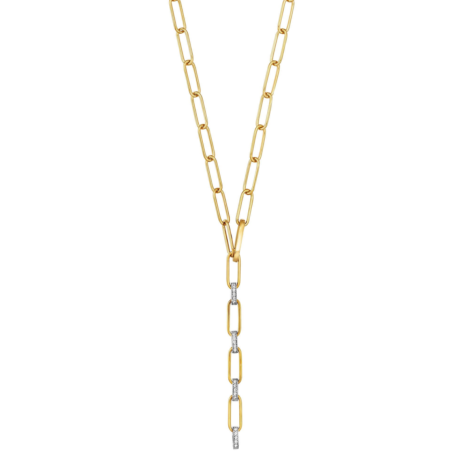 Julie Julsen Collierkettchen 925/- Sterling Silber vergoldet Zirkonia