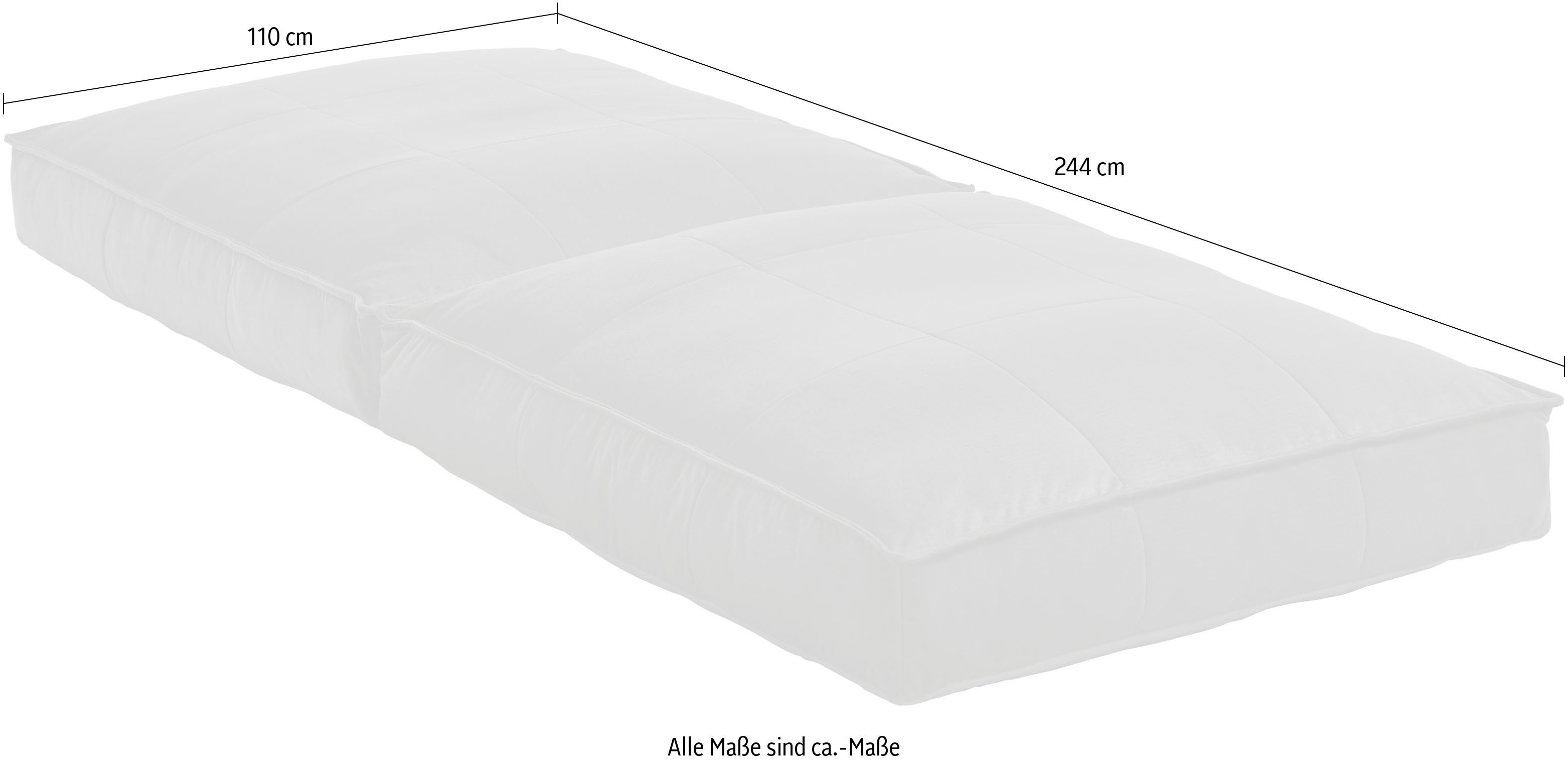 wandelbar zum anthrazit | Gästebett XXL-Sessel anthrazit home collection XXL-Sessel Miro, ATLANTIC