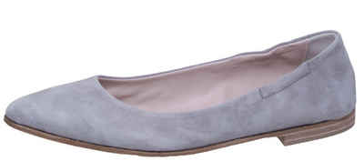 Gallucci Ballerinas von Gallucci 20003 Leder Klassisch Schmal Grau Pumps