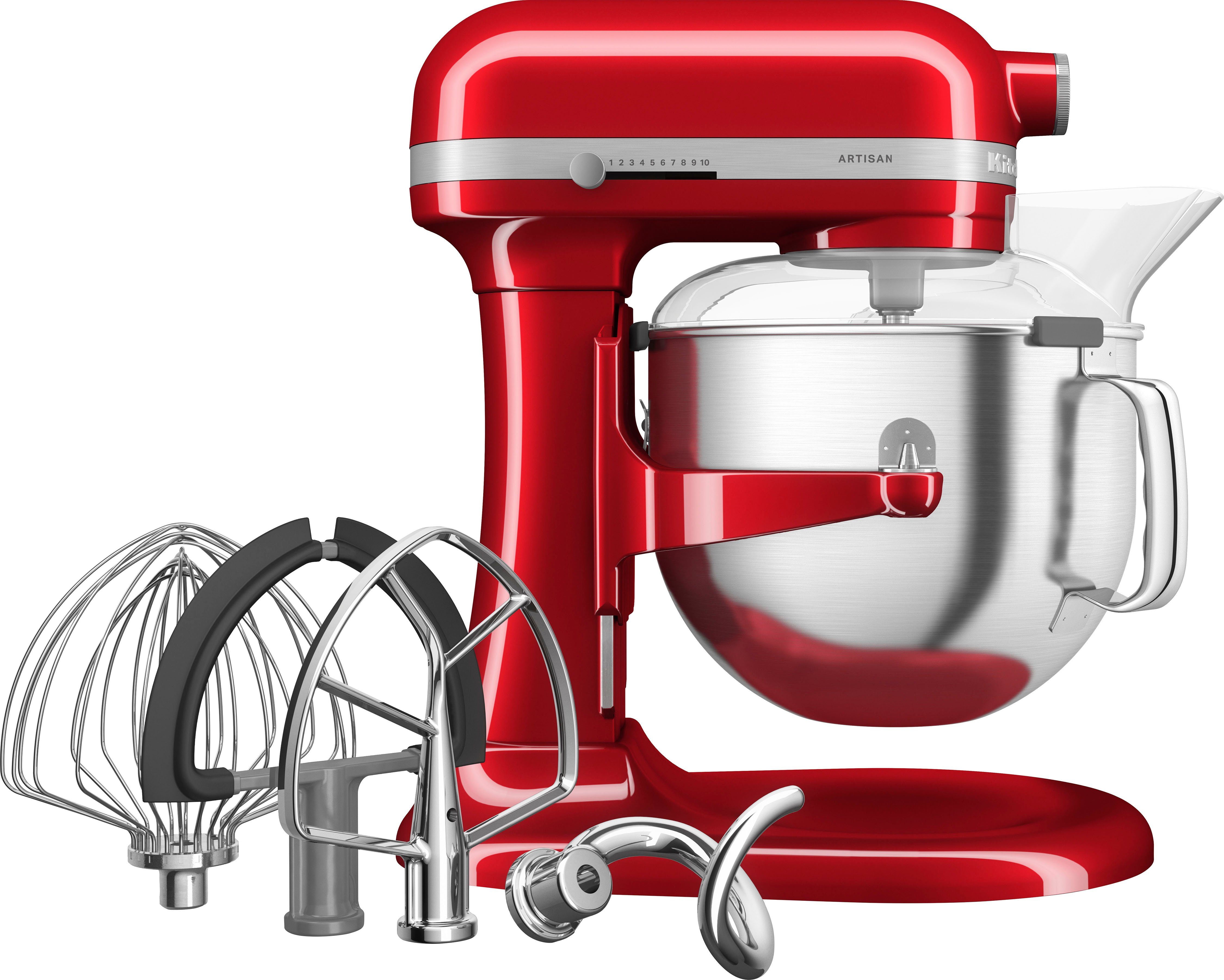 KitchenAid Küchenmaschine 5KSM70SHXECA Liebesapfel Rot, 375 W, 6,6 l Schüssel