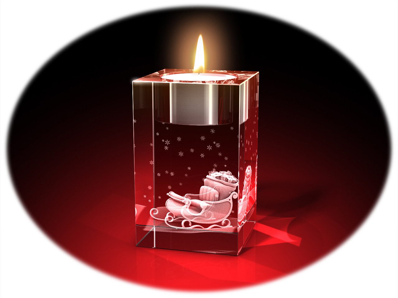 GLASFOTO.COM Teelichthalter Advents-Teelichthalter (einzeln), Weihnachten, günstig online kaufen