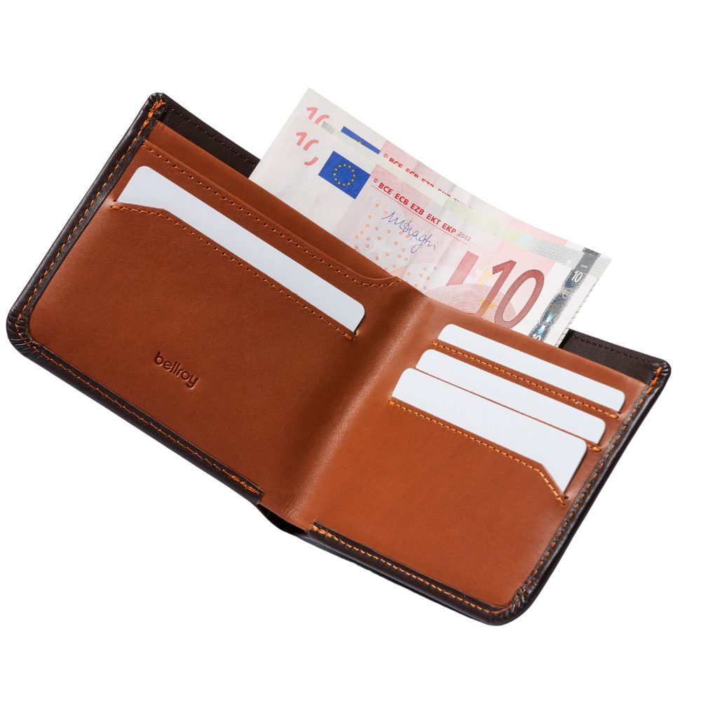 Hide & Geheimfach Bellroy für Java Brieftasche Seek, Für Premium-Leder, Münzen 5–12+ Karten,