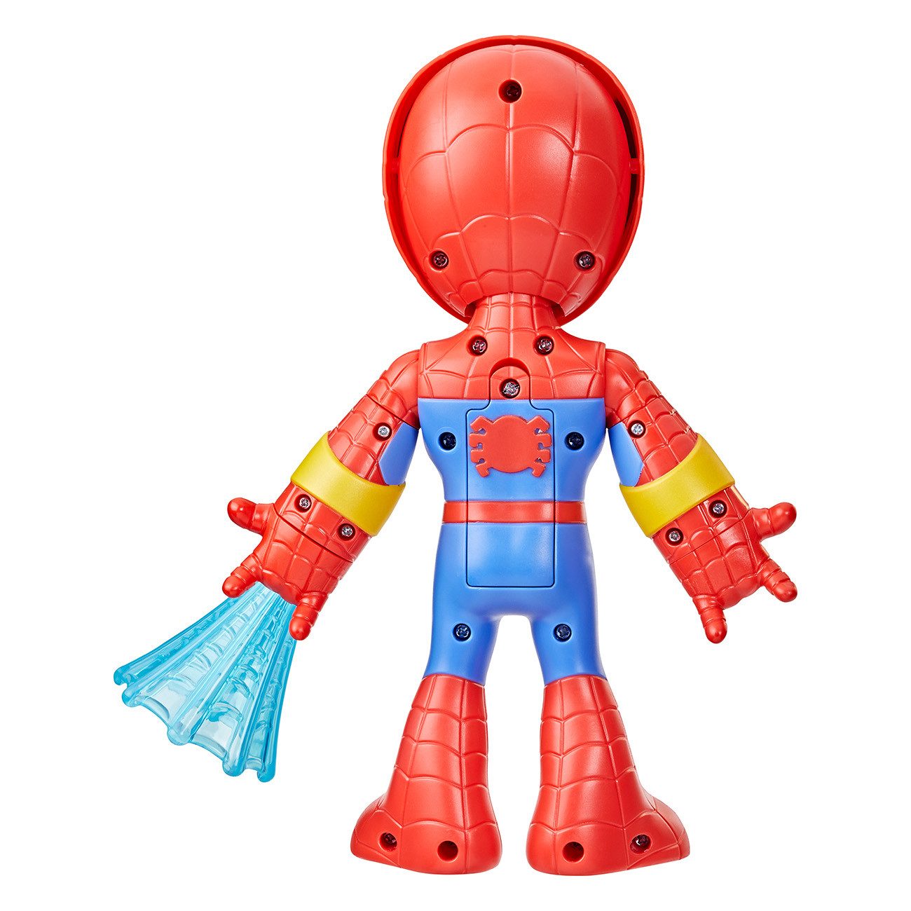 Hasbro Actionfigur Marvel Spidey and His Amazing Friends elektronischer Spidey, Spidey 25 cm groß, Elektronische, Accessoire mit Drehfunktion – Bild 4 von 5
