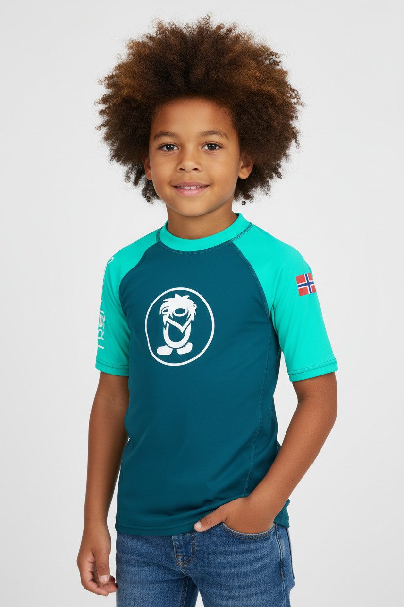 TROLLKIDS Funktionsshirt KIDS KVALVIKA T (1-tlg) sportlicher Stil, für Kinder und Jugendliche, kurzärmelig
